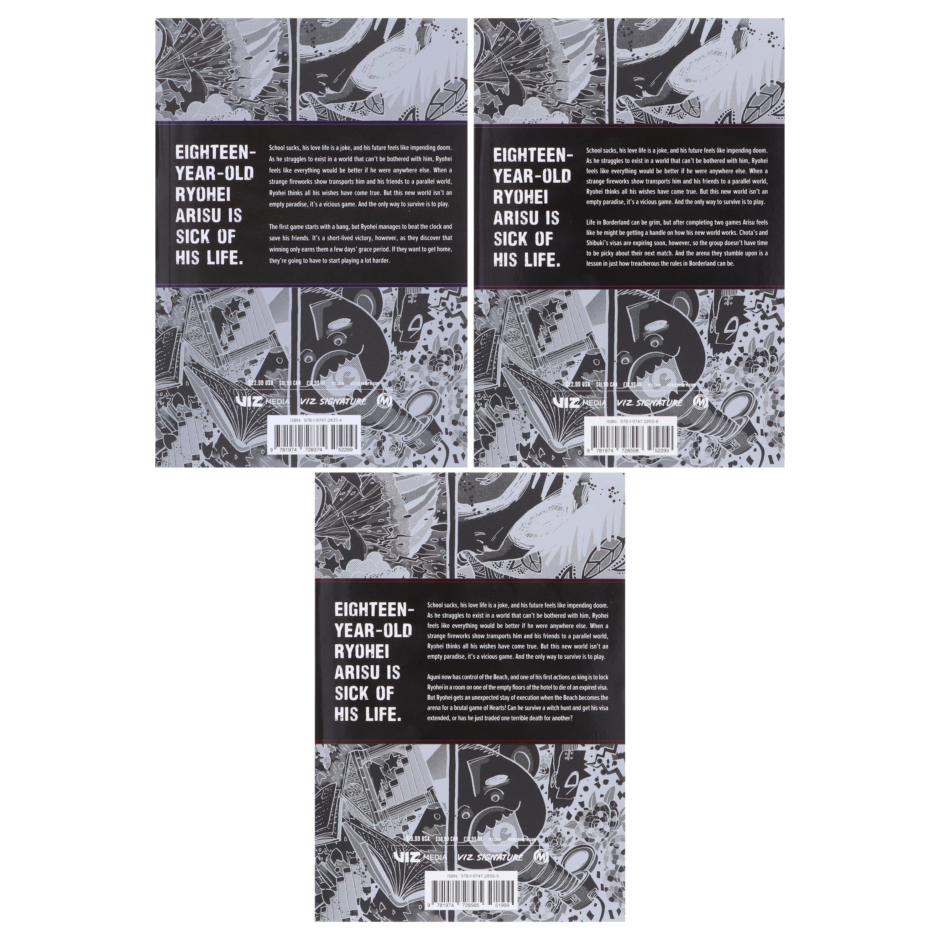 Alice in Borderland (Vol. 1-3) by Haro Aso 3 Books Collection Manga Set - Fiction - E-B00k