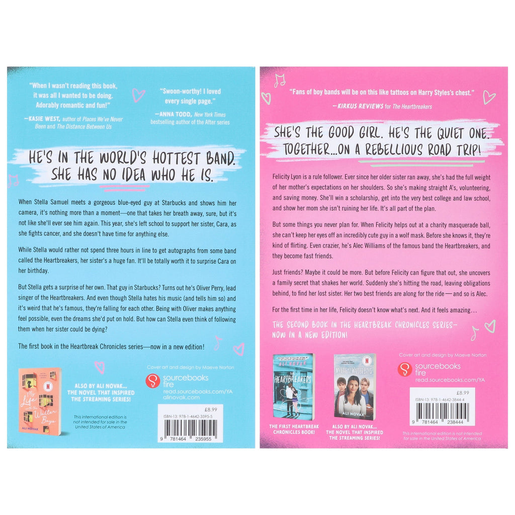 The Heartbreak Chronicles by Ali Novak 2 Books Collection Set - Ages 14+ - E-B00k