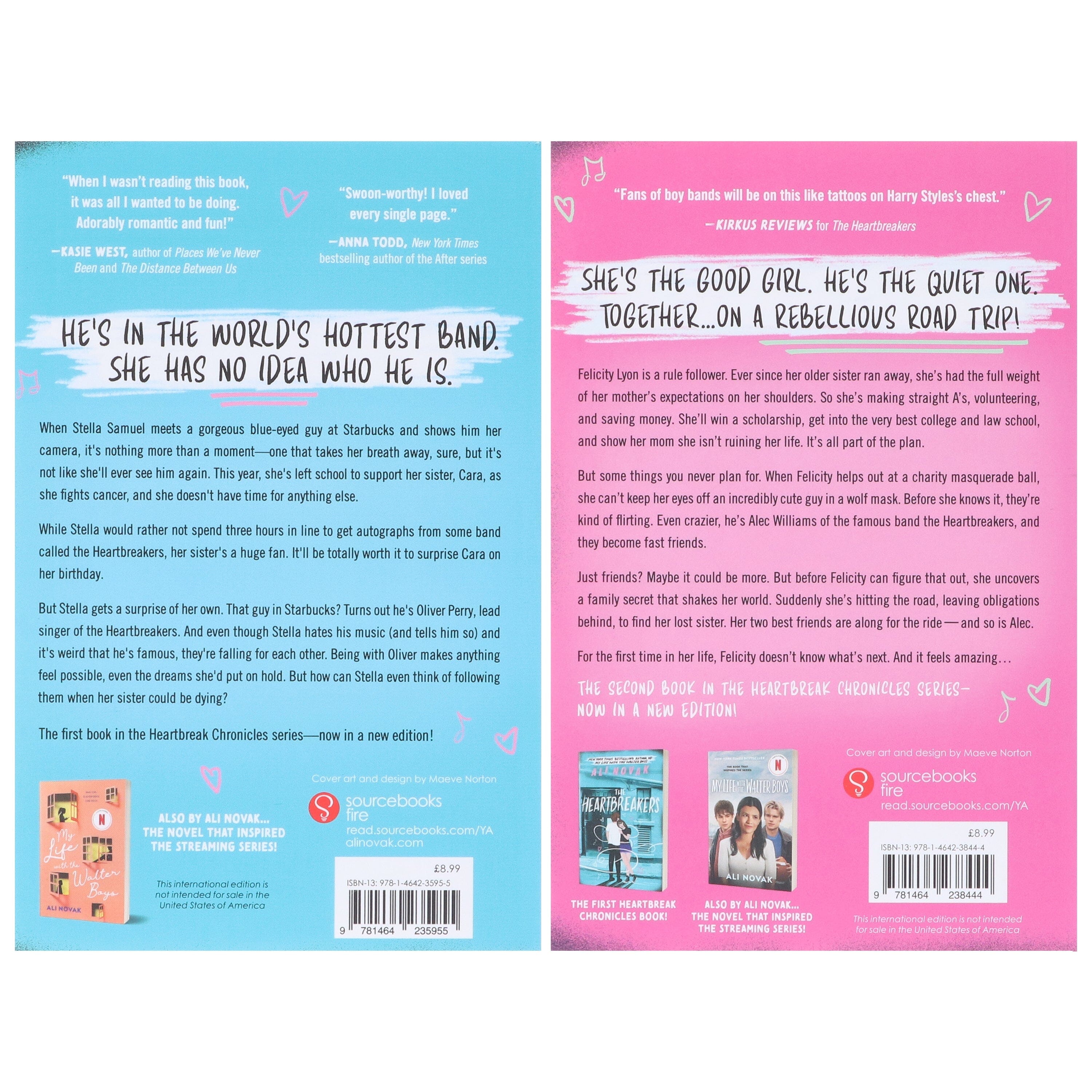 The Heartbreak Chronicles by Ali Novak 2 Books Collection Set - Ages 14+ - E-B00k