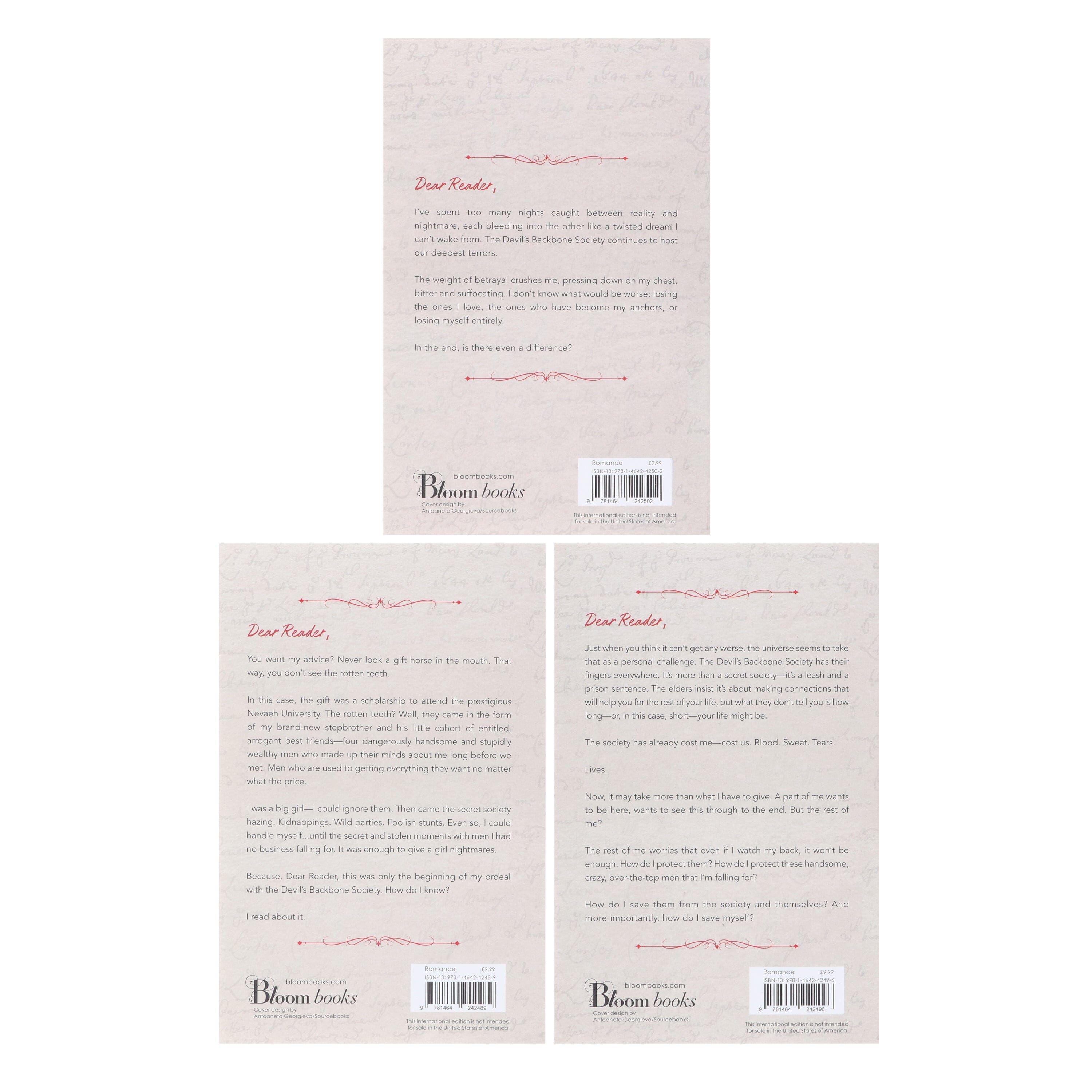 Devil's Backbone Series by Tate James 3 Books Collection Set - Fiction - E-B00k