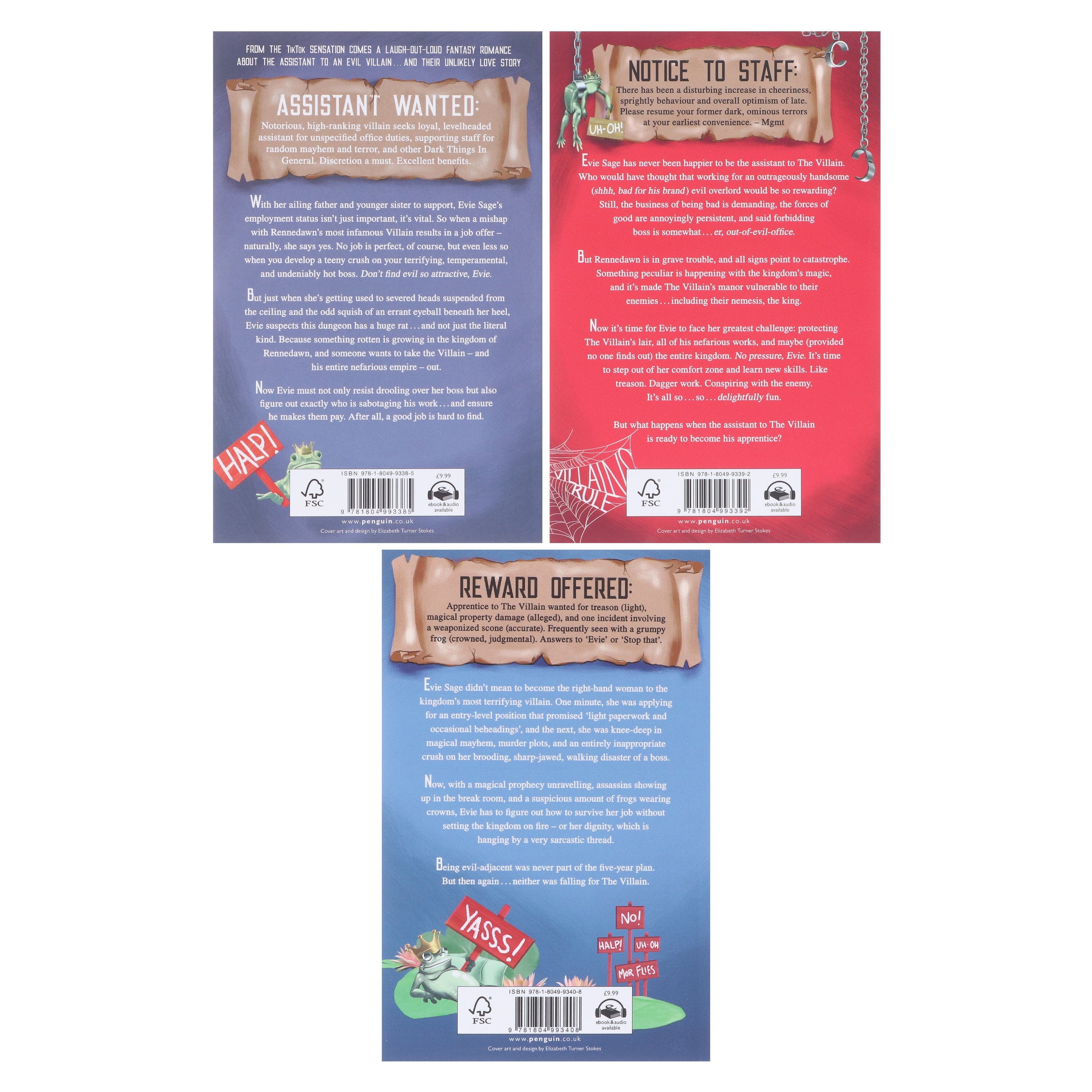 Assistant to the Villain Series By Hannah Nicole Maehrer 3 Books Collection Set - Fiction - E-B00k