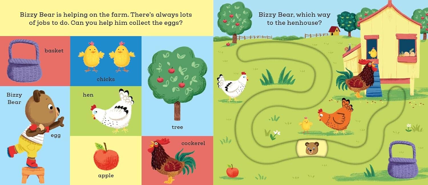 Bizzy Bear: Find and Follow Series by Benji Davies 4 Books Collection Set - Ages 2-5 - Board Book