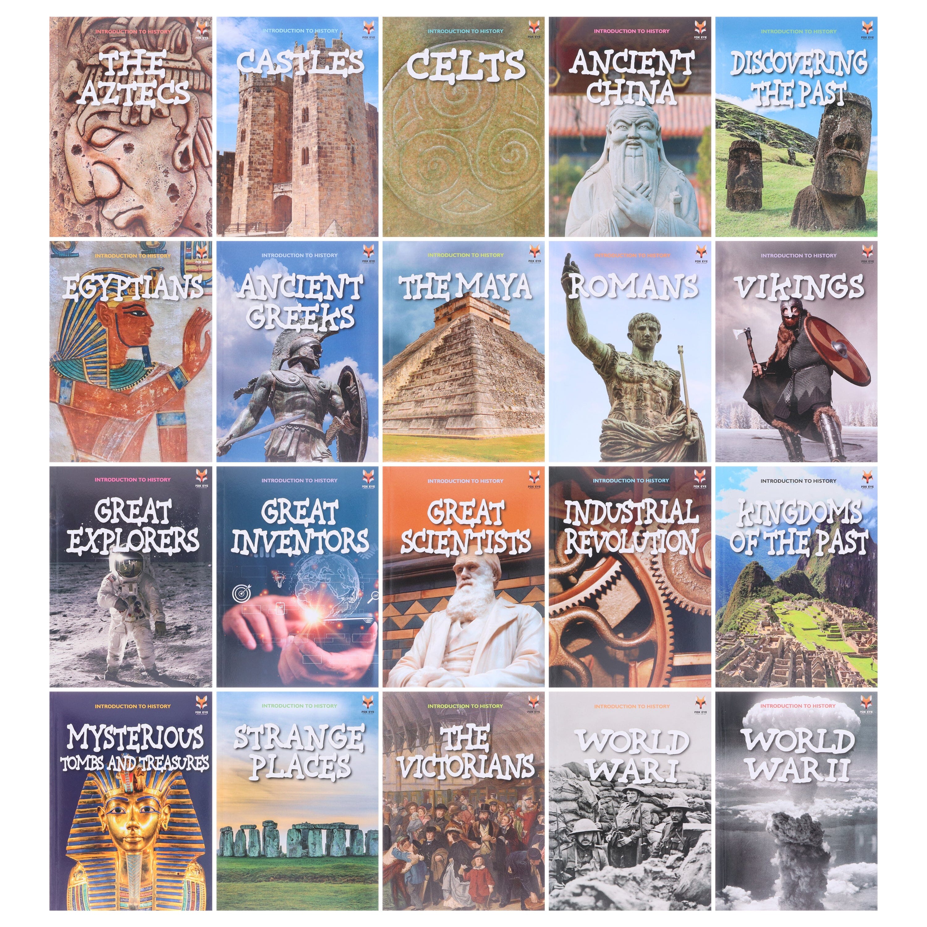 Introduction to History for Beginners Series (1&2) by Jasmine Brooke 20 Books Collection E-Books Set - Ages 7+ - E-B00k