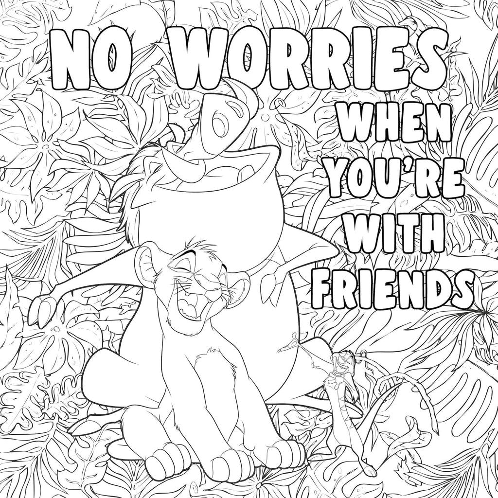 Disney: Colourmania Besties with 7 felt-tip pens to use inside - Ages 4-6 - E-B00k