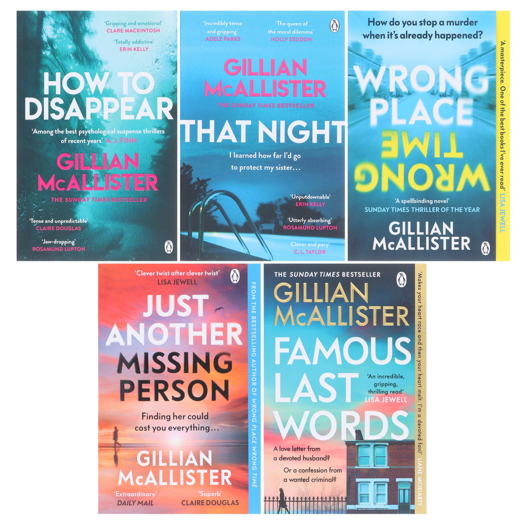 Gillian McAllister Collection 5 Books Set - Fiction - E-B00k