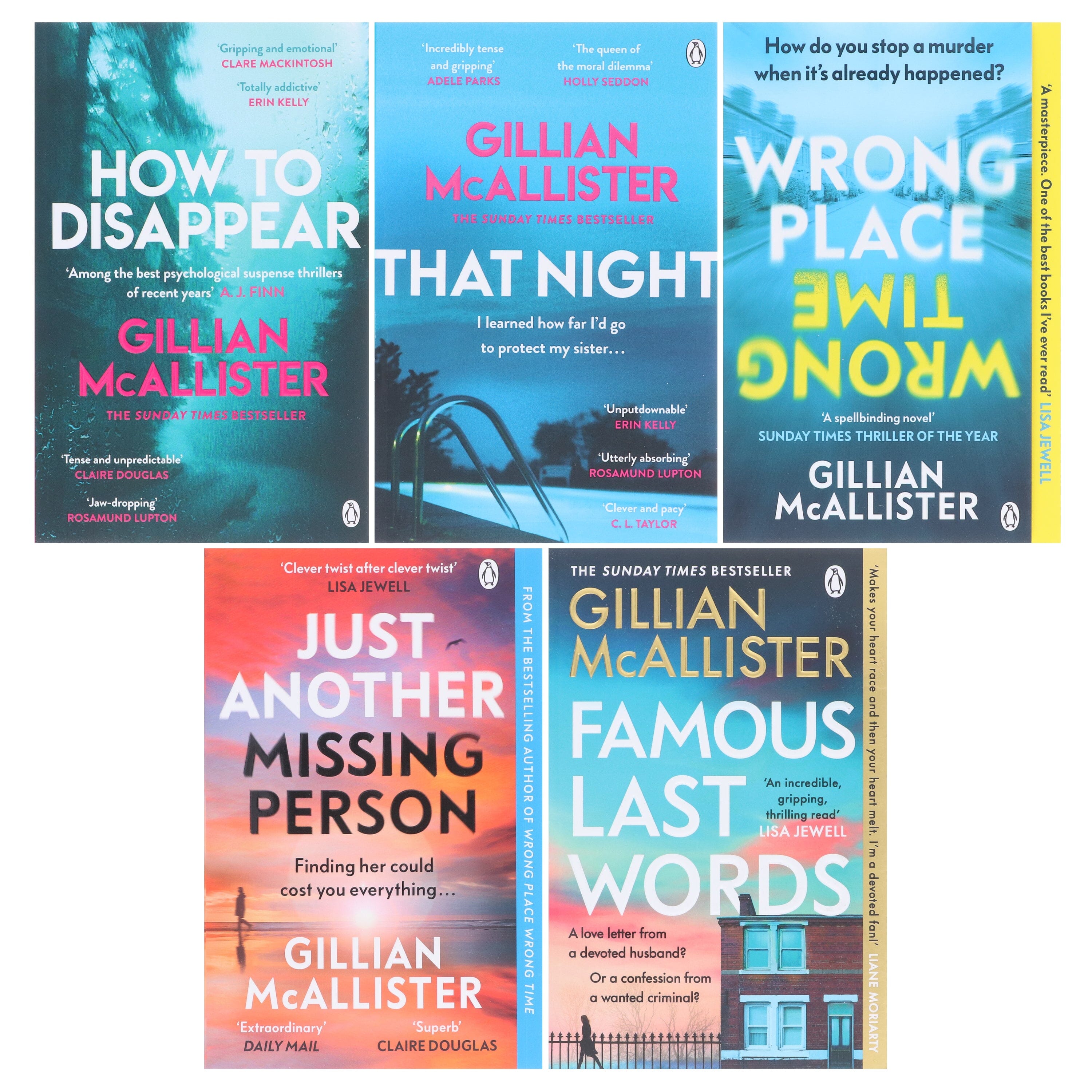 Gillian McAllister Collection 5 Books Set - Fiction - E-B00k