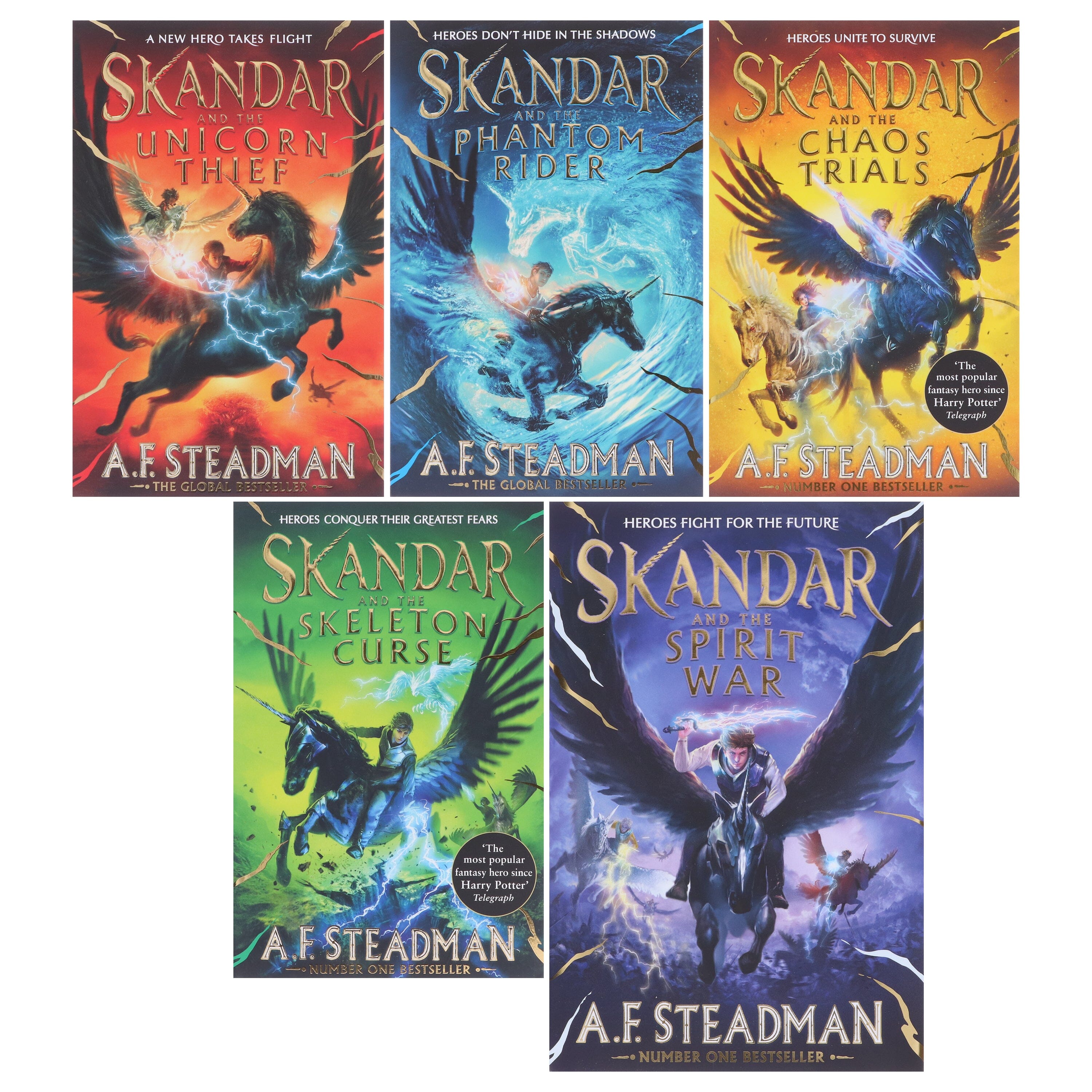 Skandar Series By A.F. Steadman 5 Books Collection Set - Ages 9-12 - E-B00k/E-B00k