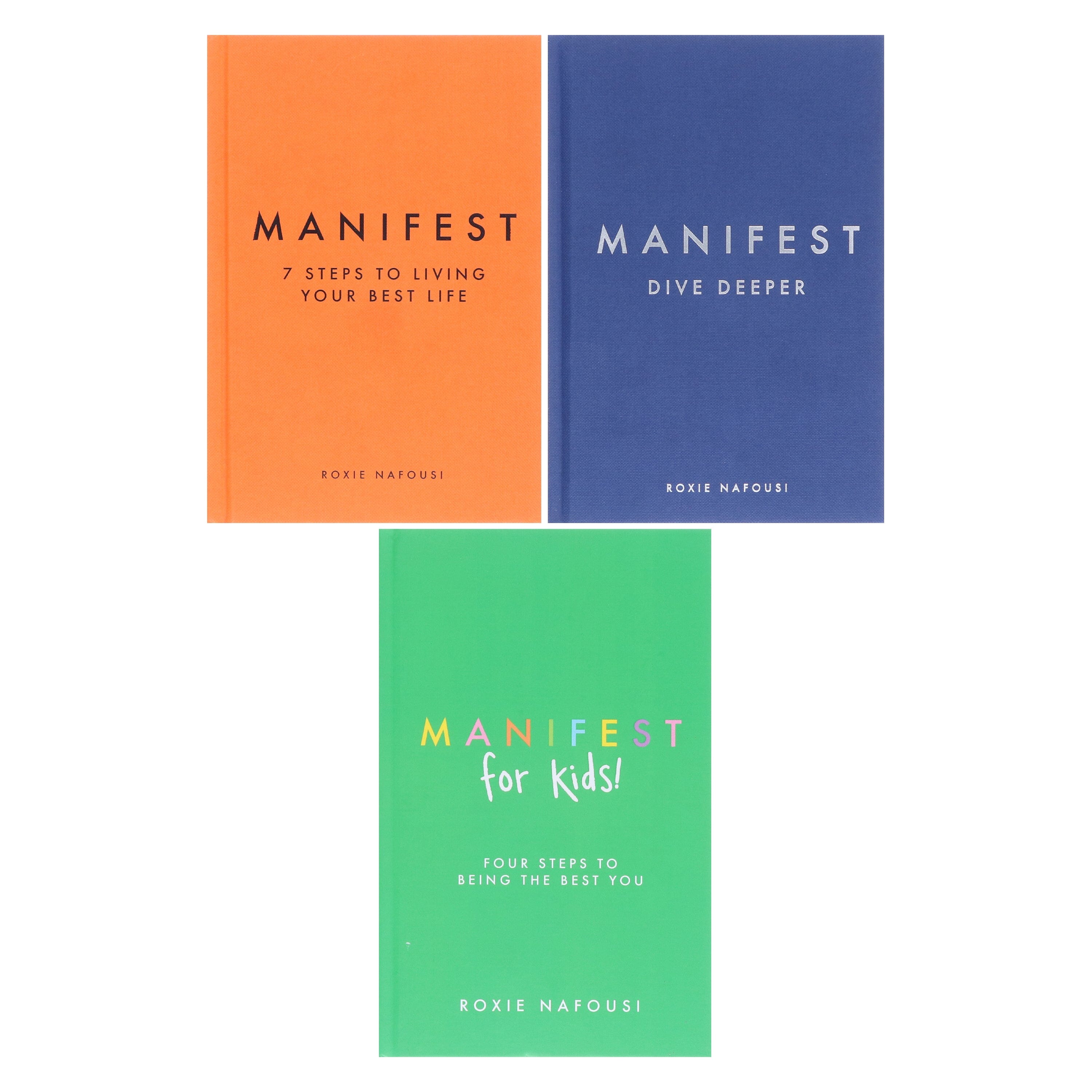 Roxie Nafousi Collection (Manifest for Kids, Manifest 7 Steps to Living Your Best Life & Manifest Dive Deeper) 3 Books Set - Non Fiction - E-B00k
