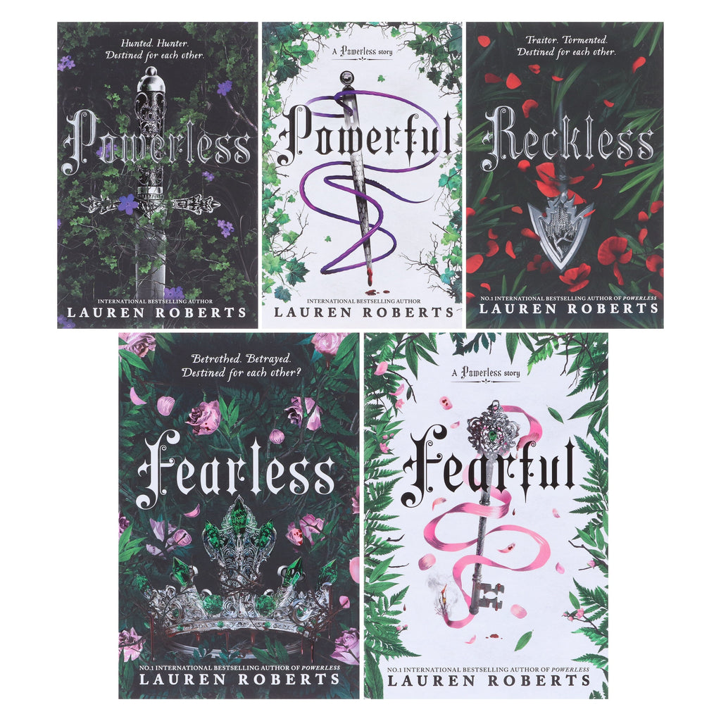The Powerless Series By Lauren Roberts 5 Books Collection Set - Ages 14+ - E-B00k/E-B00k