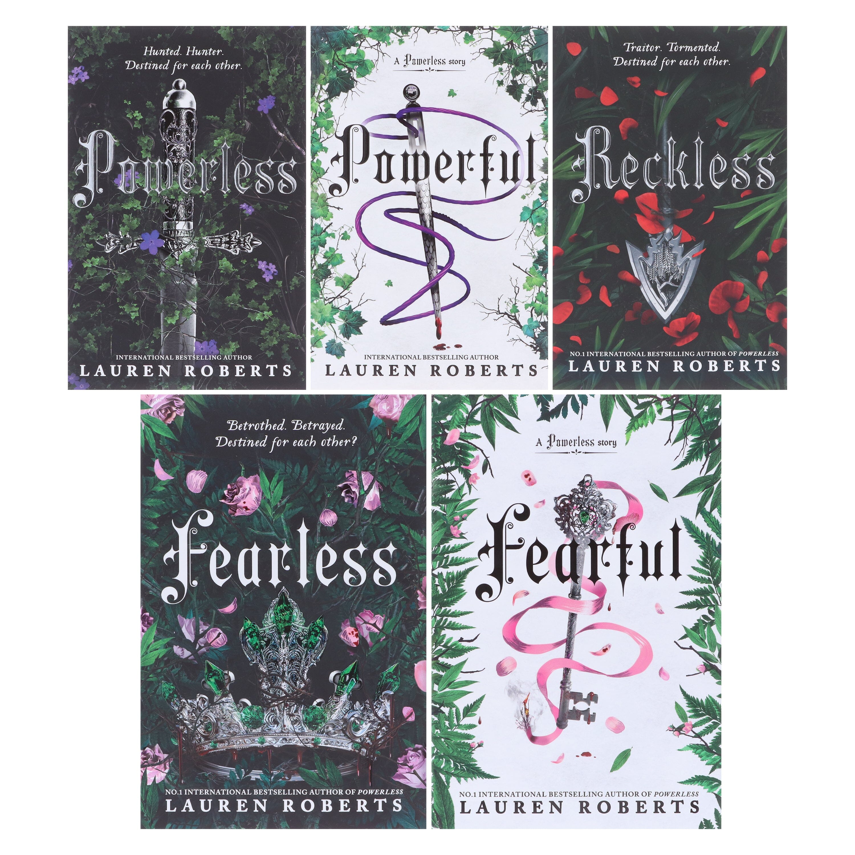 The Powerless Series By Lauren Roberts 5 Books Collection Set - Ages 14+ - E-B00k/E-B00k