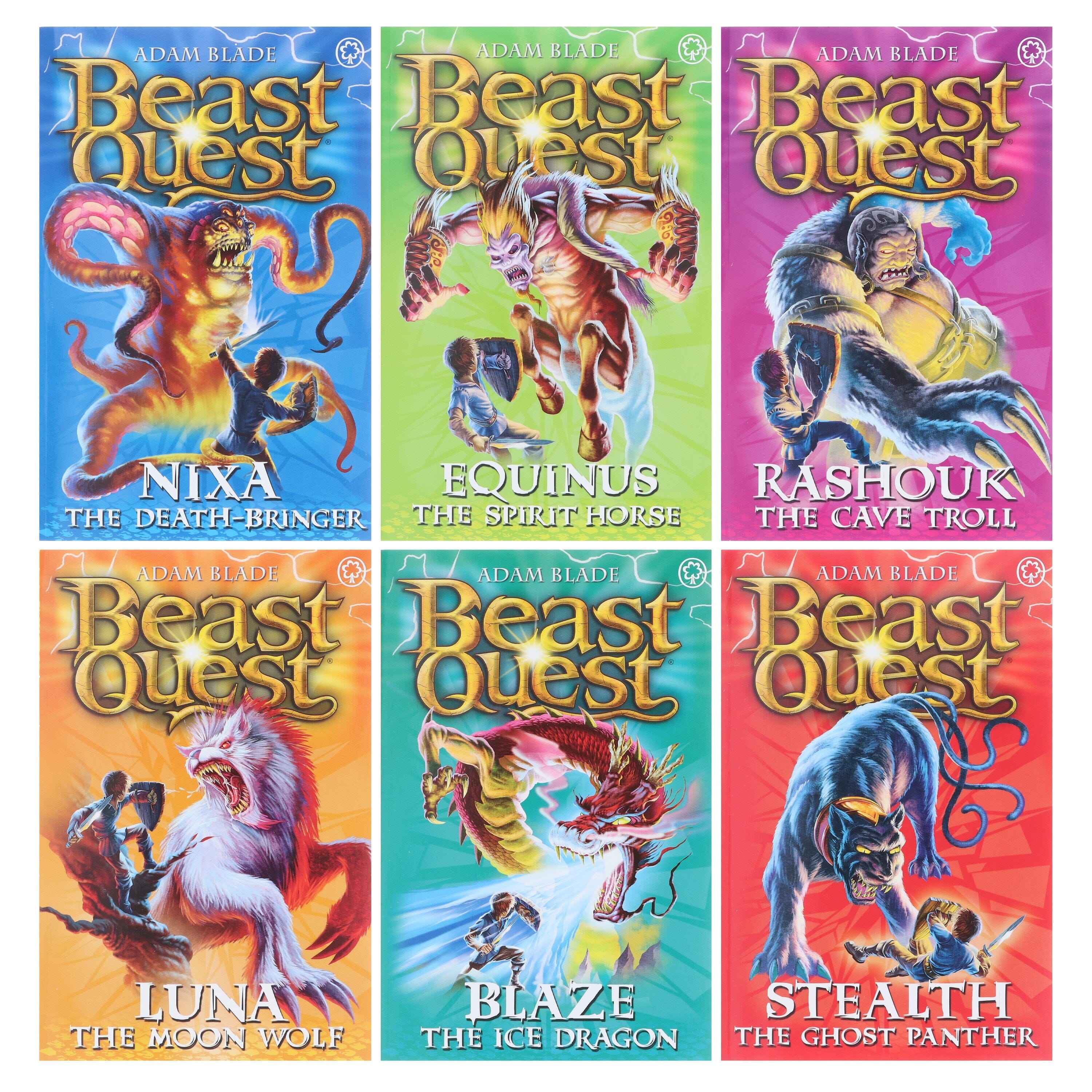 Beast Quest Series 4 & 5 by Adam Blade: 12 Books Collection Set - Ages 7-9 - E-B00k