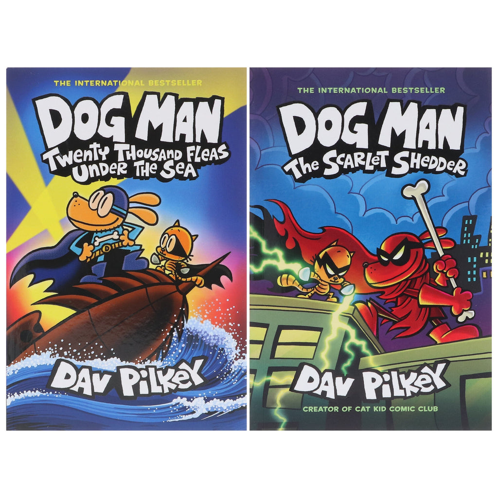 Dog Man Series by Dav Pilkey (Book No. 11 & 12) Collection 2 Books Set- Ages 6-12 - E-B00k