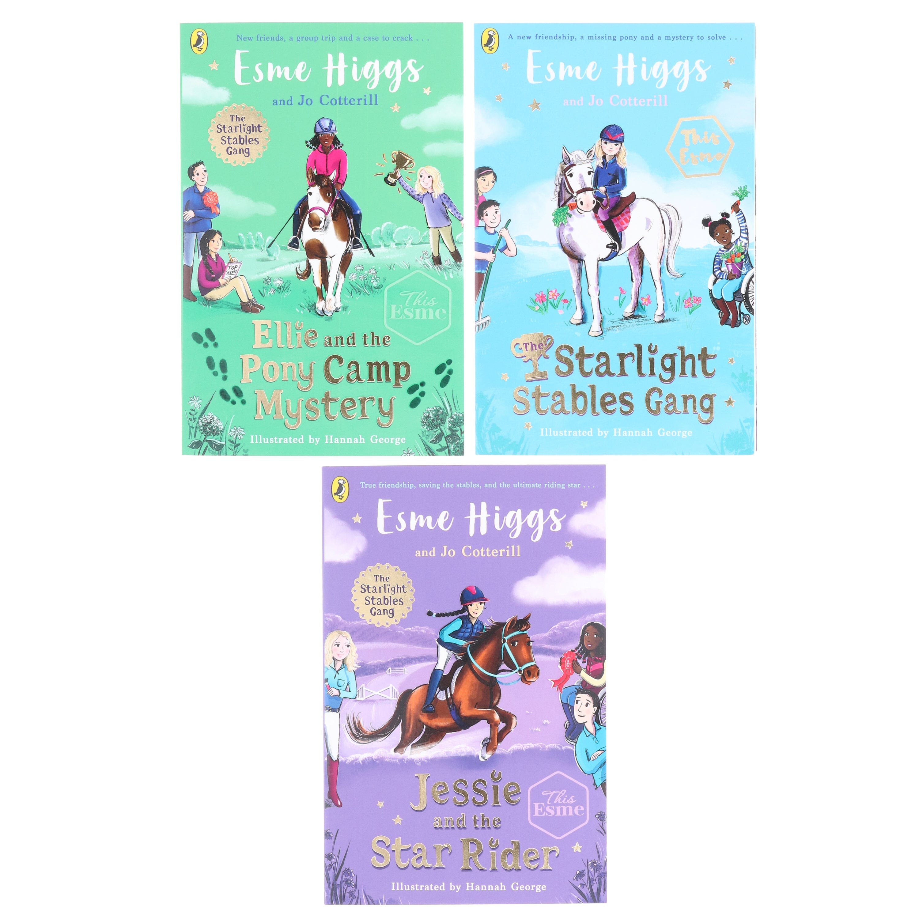 The Starlight Stables Gang Series by Esme Higgs & Jo Cotterill Illustrated 3 Books Collection Set - Ages 8-12 - E-B00k