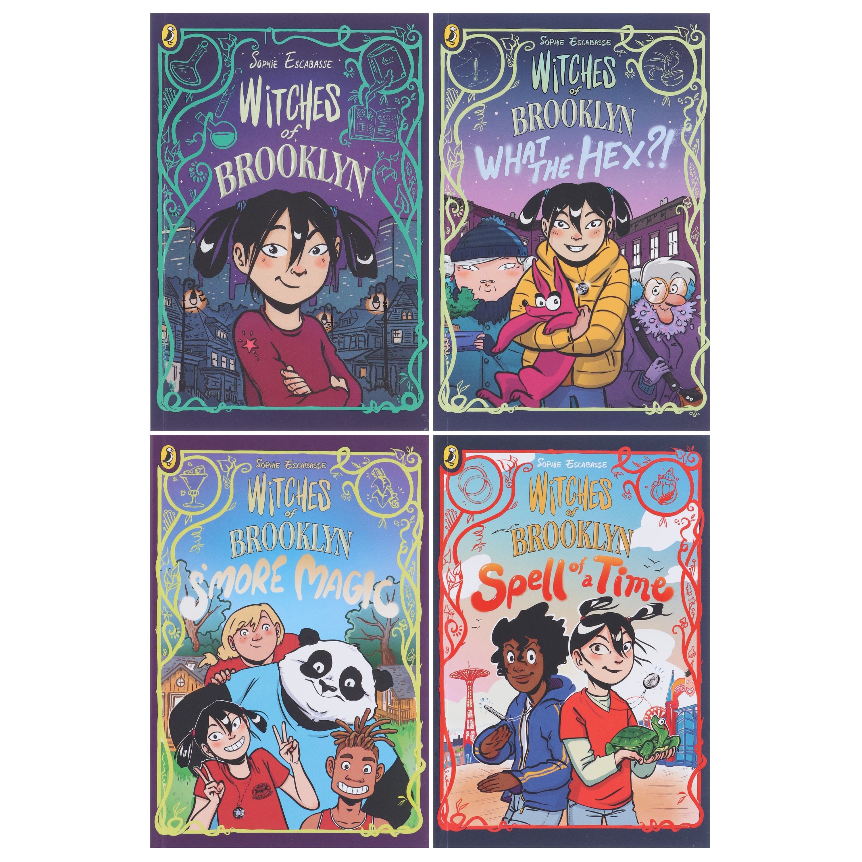 Witches of Brooklyn Graphic Novel Series by Sophie Escabasse 4 Books Collection Set - Ages 7-14 - E-B00k