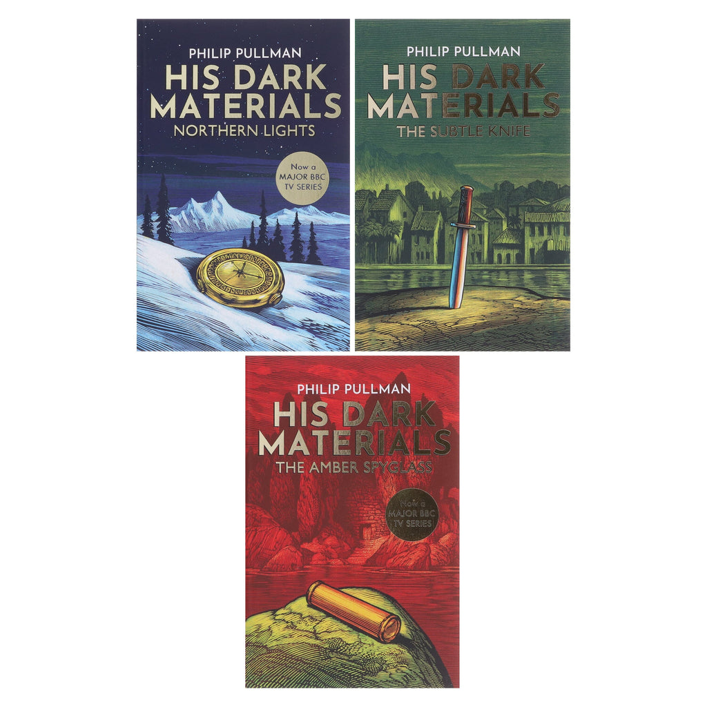 Damaged - His Dark Materials trilogy by Philip Pullman (Northern Lights, Subtle Knife & Amber Spyglass) 3 Books Collection E-Books Set - Ages 11+ - E-B00k - T 41