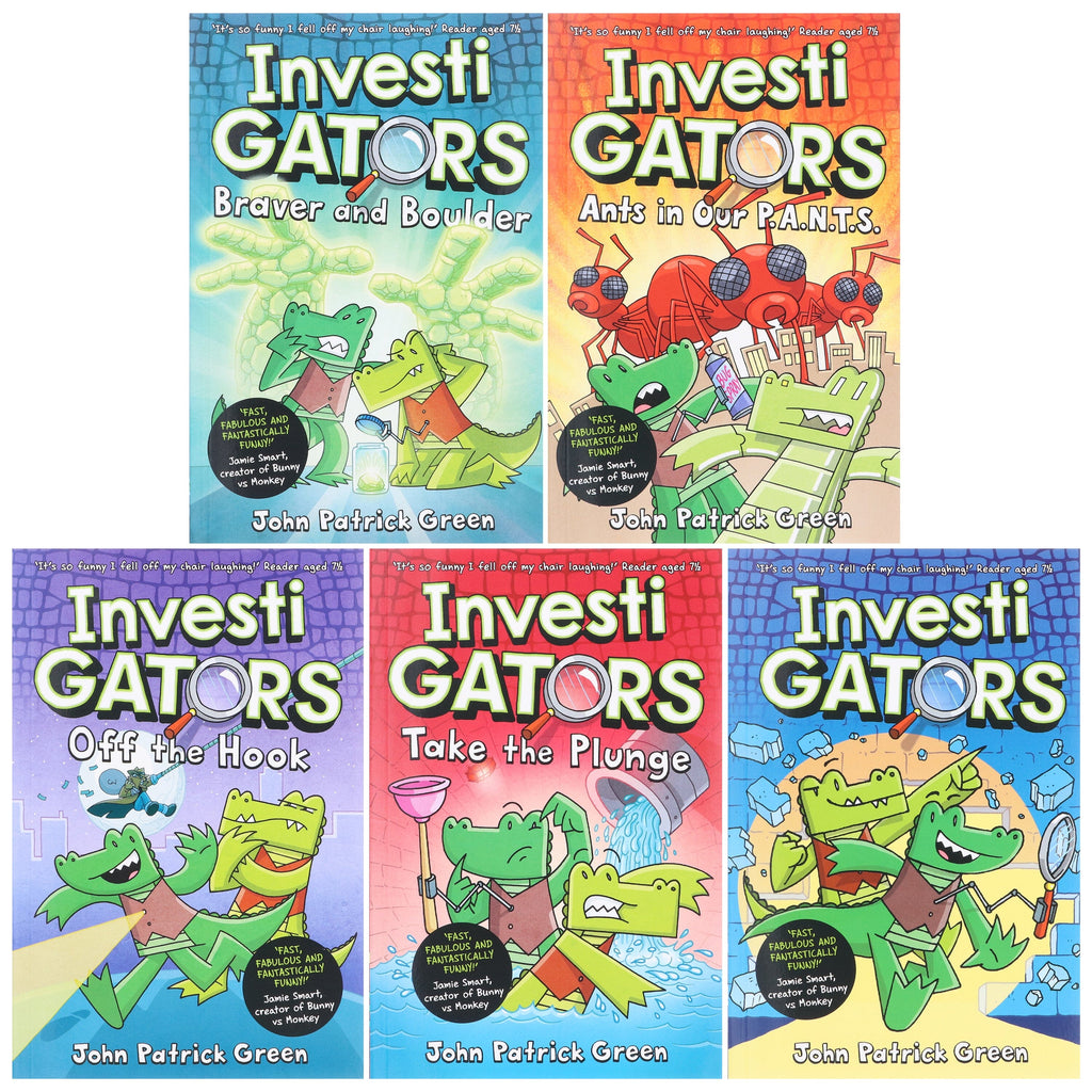 InvestiGators Series by John Patrick Green 5 Books Collection Set - Ages 7-9 - E-B00k