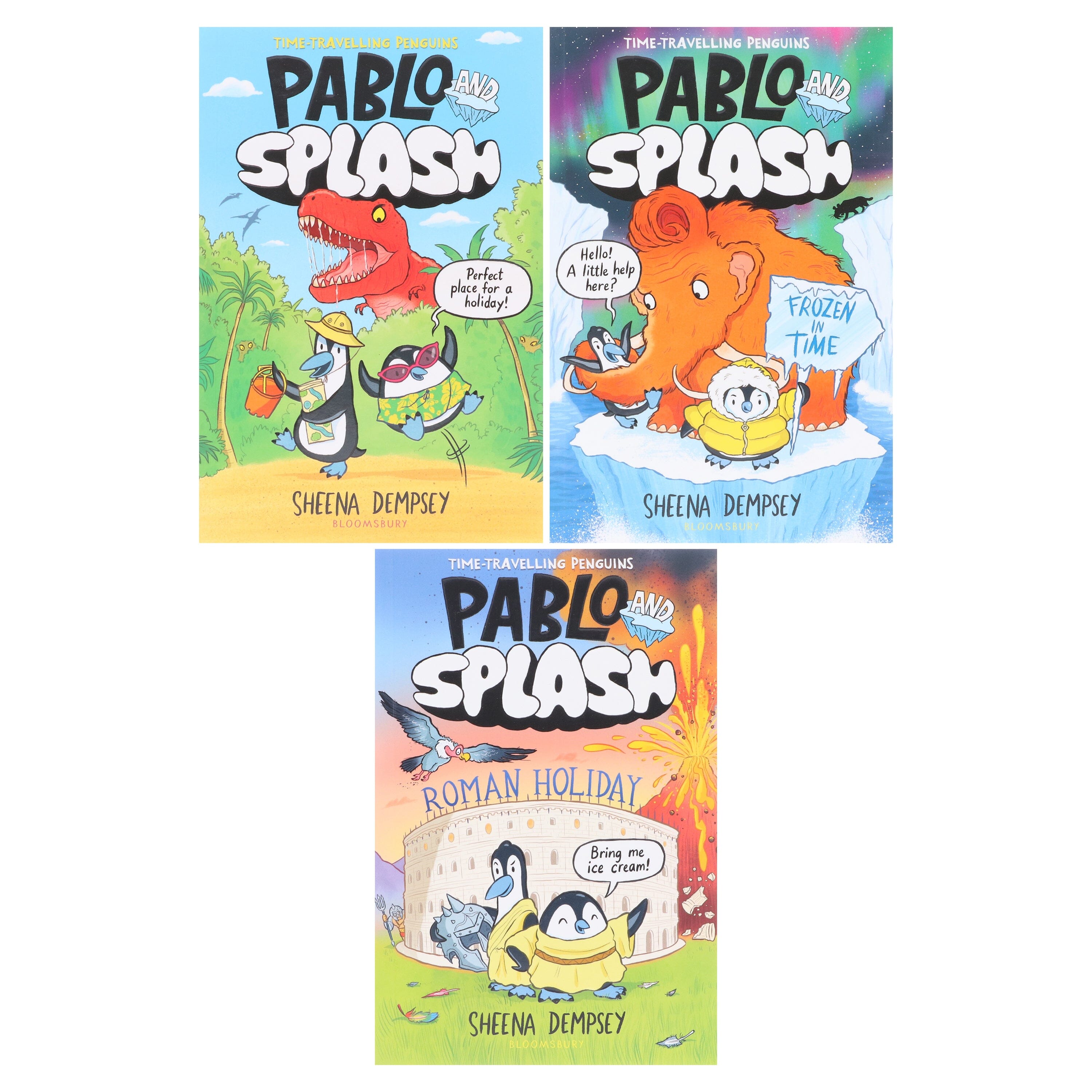Pablo and Splash Graphic Novel Series by Sheena Dempsey Illustrated 3 Books Collection Set - Ages - 6-9 - E-B00k