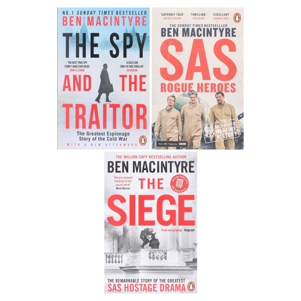 Ben Macintyre 3 Books Collection Set - Non Fiction - E-B00k