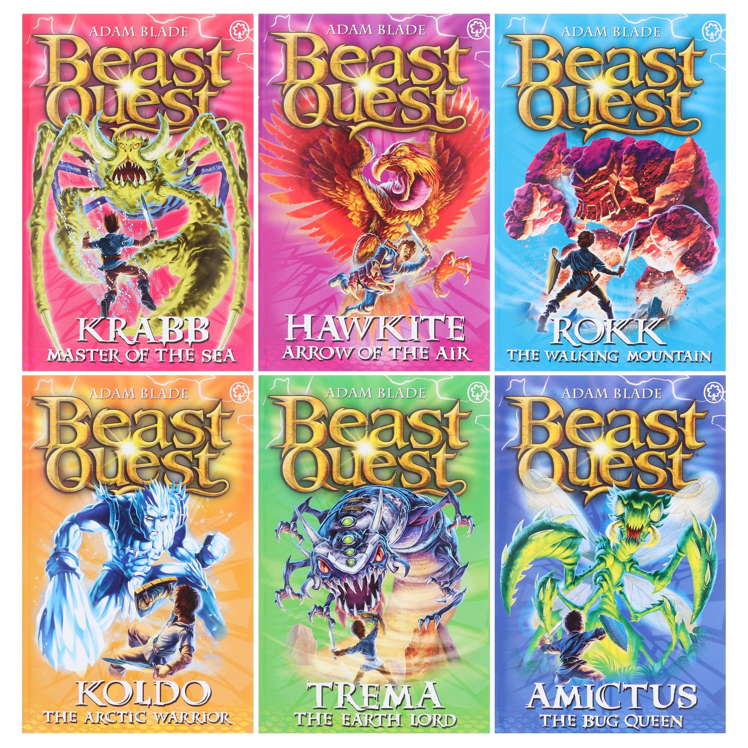 Beast Quest Series 4 & 5 by Adam Blade: 12 Books Collection Set - Ages 7-9 - E-B00k