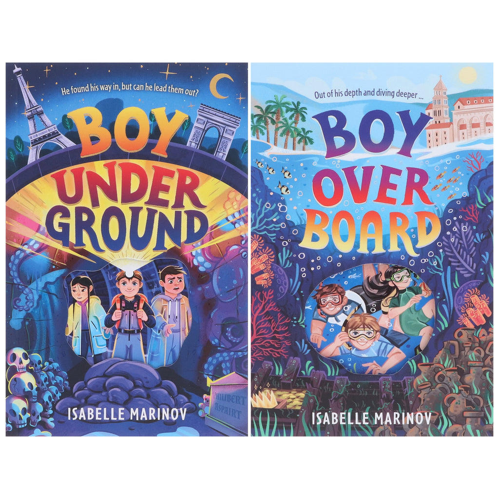 Isabelle Marinov Collection (Boy Underground & Boy Overboard) 2 Books Set - Ages 9-14 - E-B00k