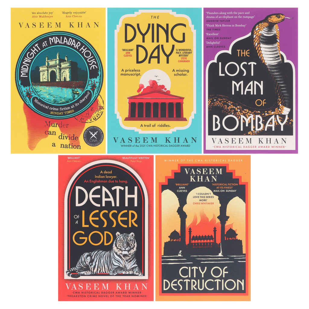 The Malabar House Series by Vaseem Khan 5 Books Collection Set - Fiction - E-B00k