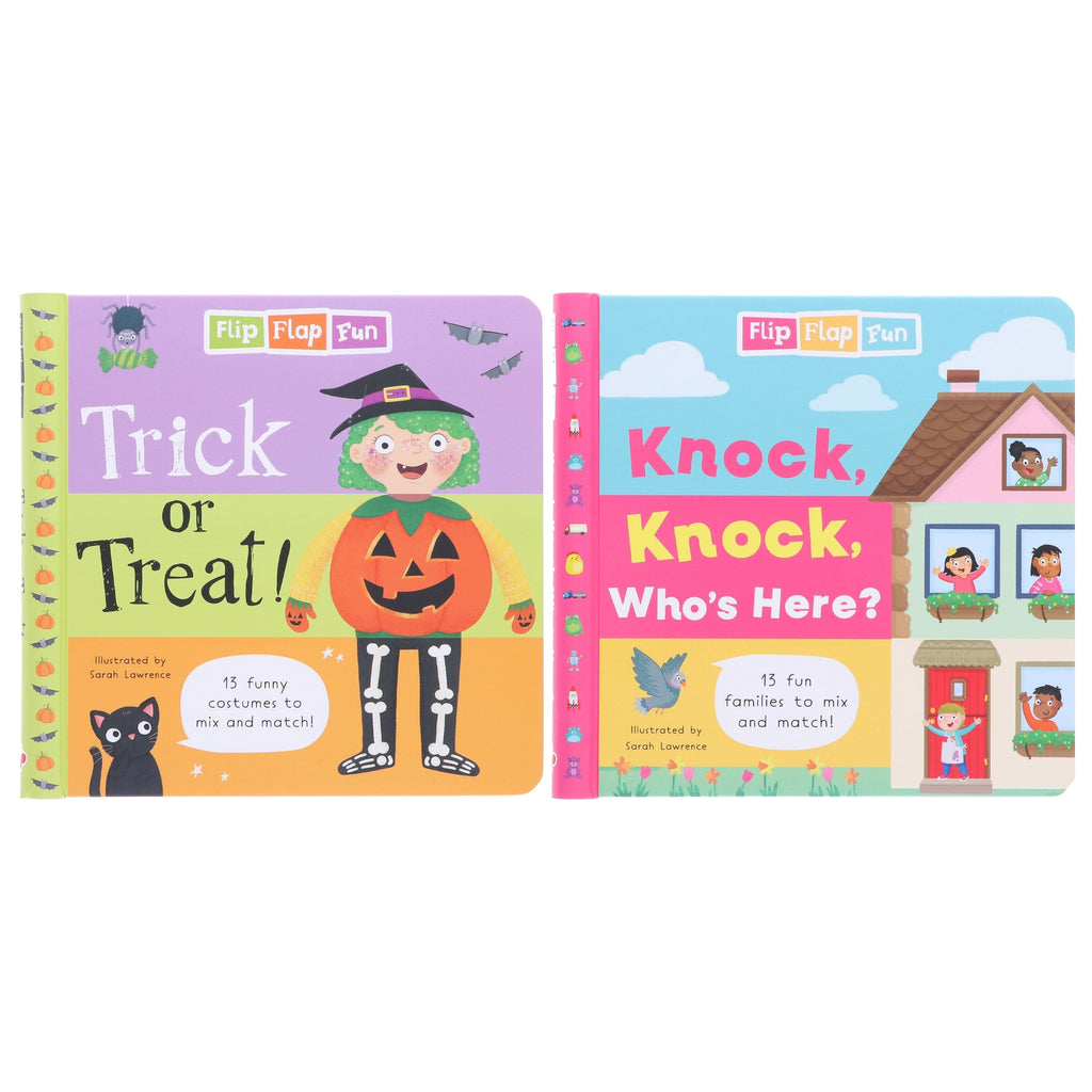 Children's Halloween Books: Flip Flap Fun - Trick or Treat & Knock, Knock, Who's Here? & A Case of Mythical Creatures: 14 Books Collection Set - Ages 0-5 - Board Book