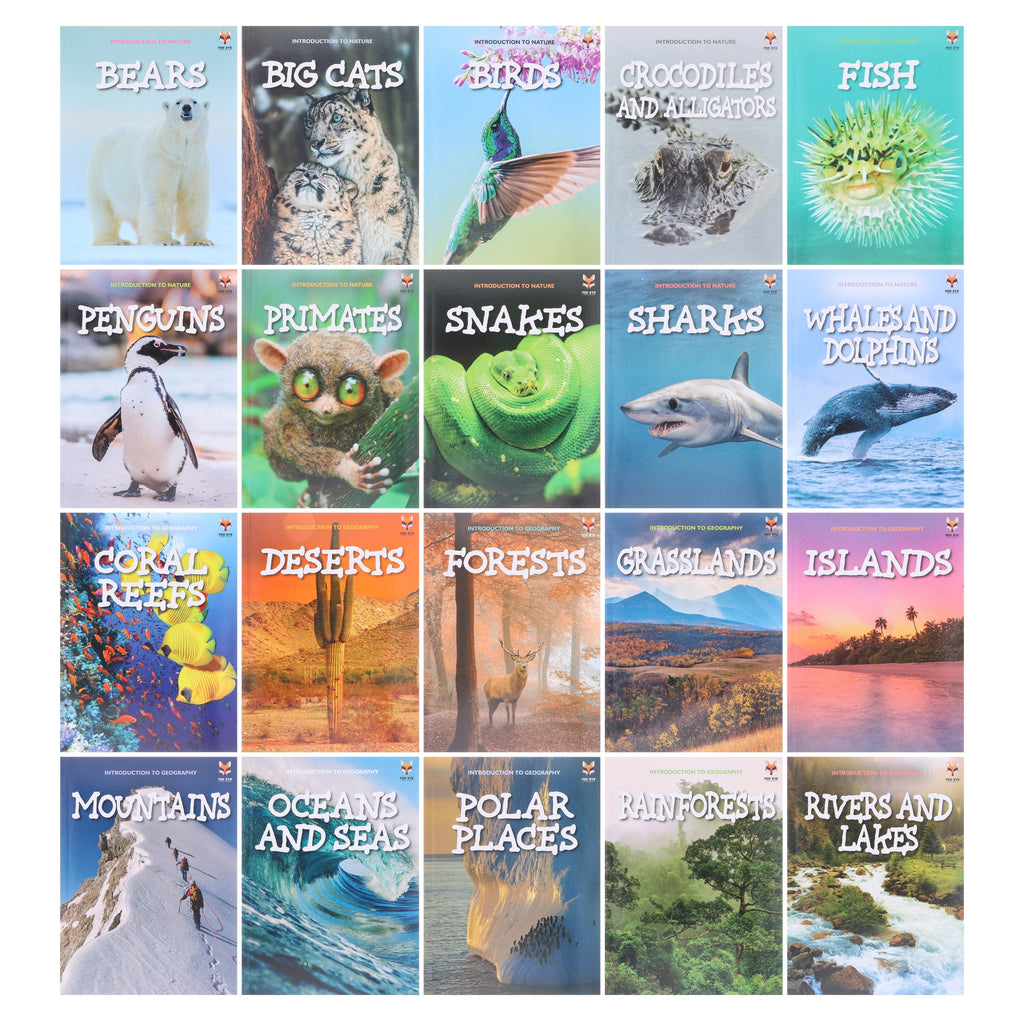 Introduction to Nature and Geography by Jasmine Brooke 20 Book Collection E-Books Set - Ages 7+ - E-B00k