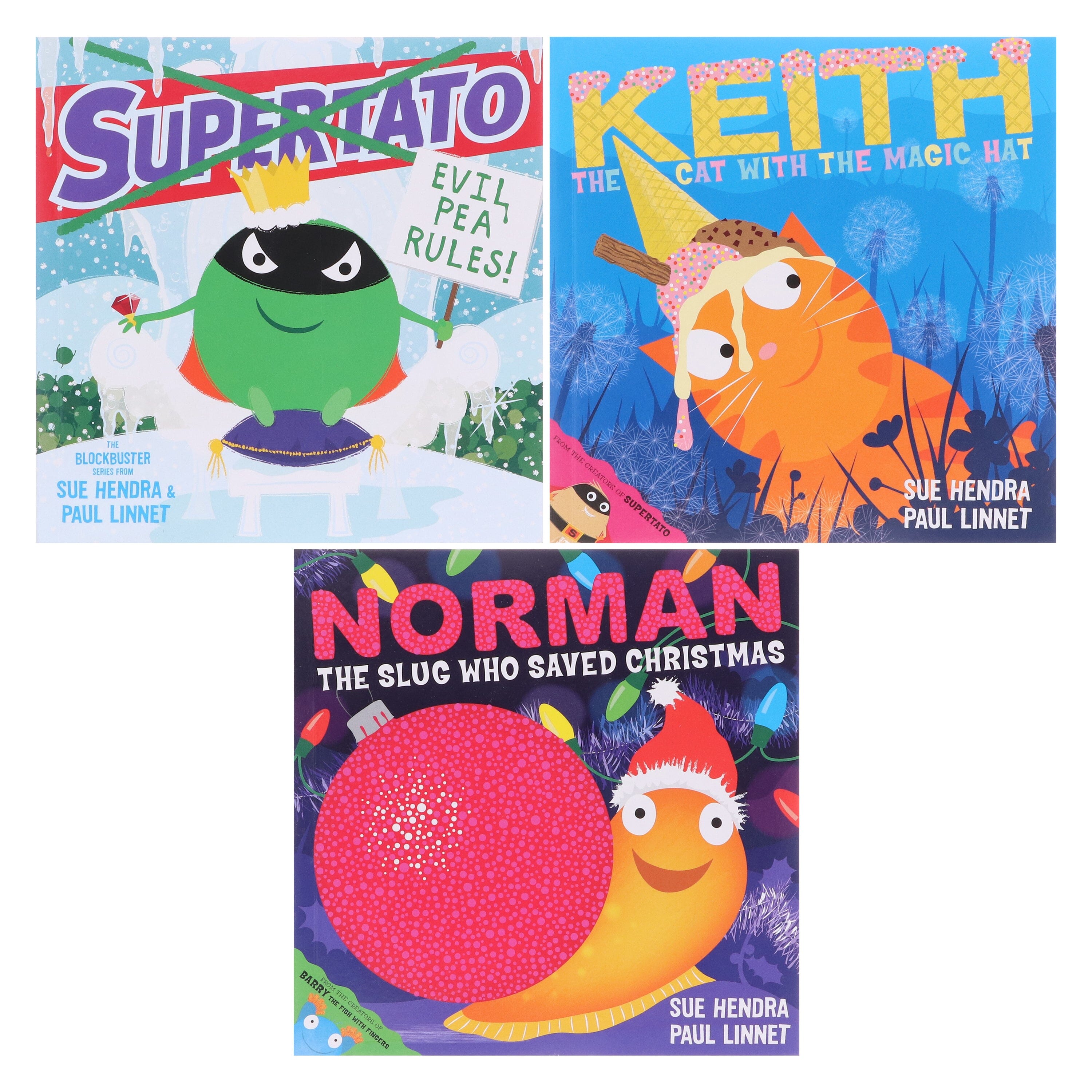 Sue Hendra & Paul Linnet Collection 3 Picture Books Set - Ages 3-6 - E-B00k