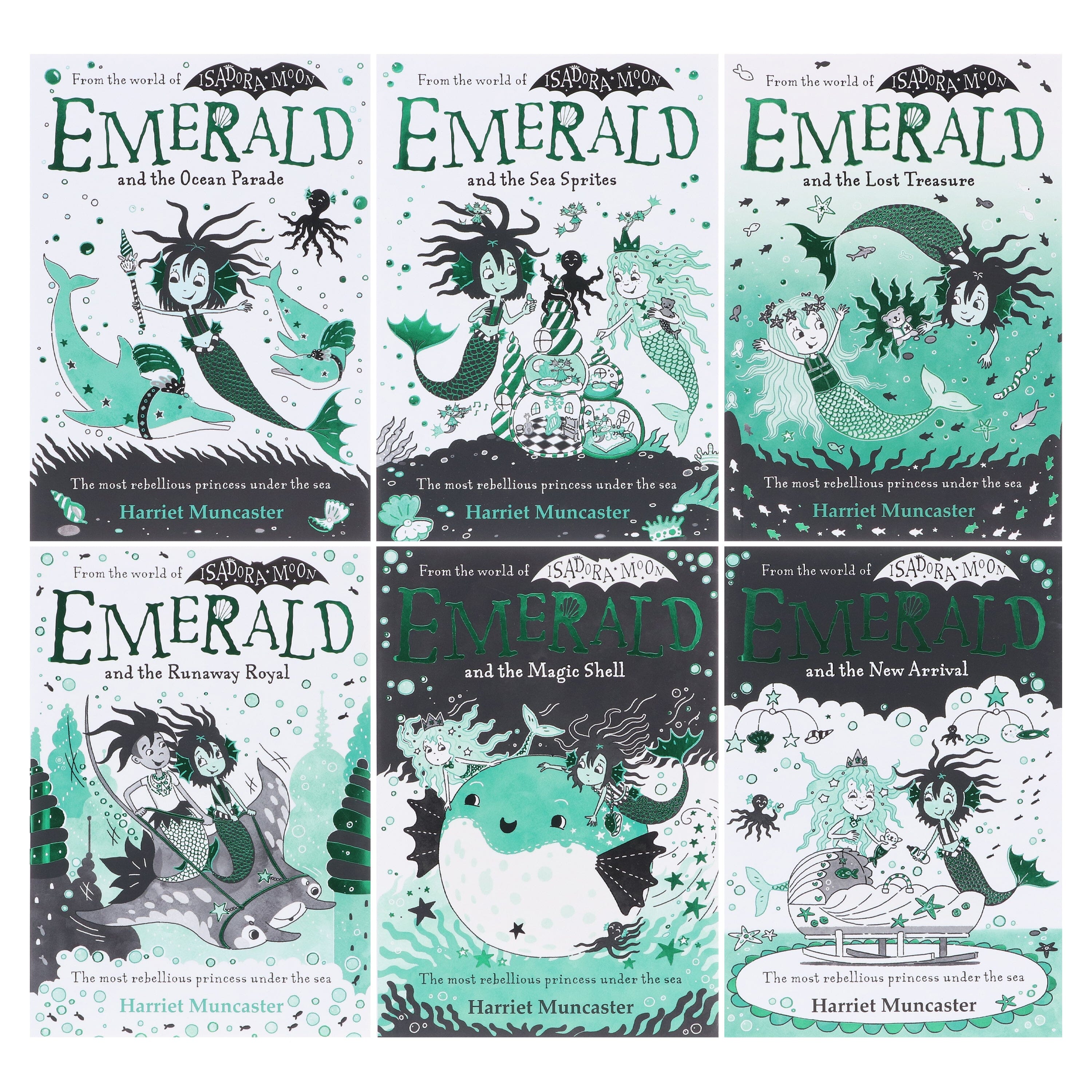 Emerald Series Book 1-6 (World of Isadora Moon) By Harriet Muncaster: 6 Books Collection Set - Ages 5-7 - E-B00k
