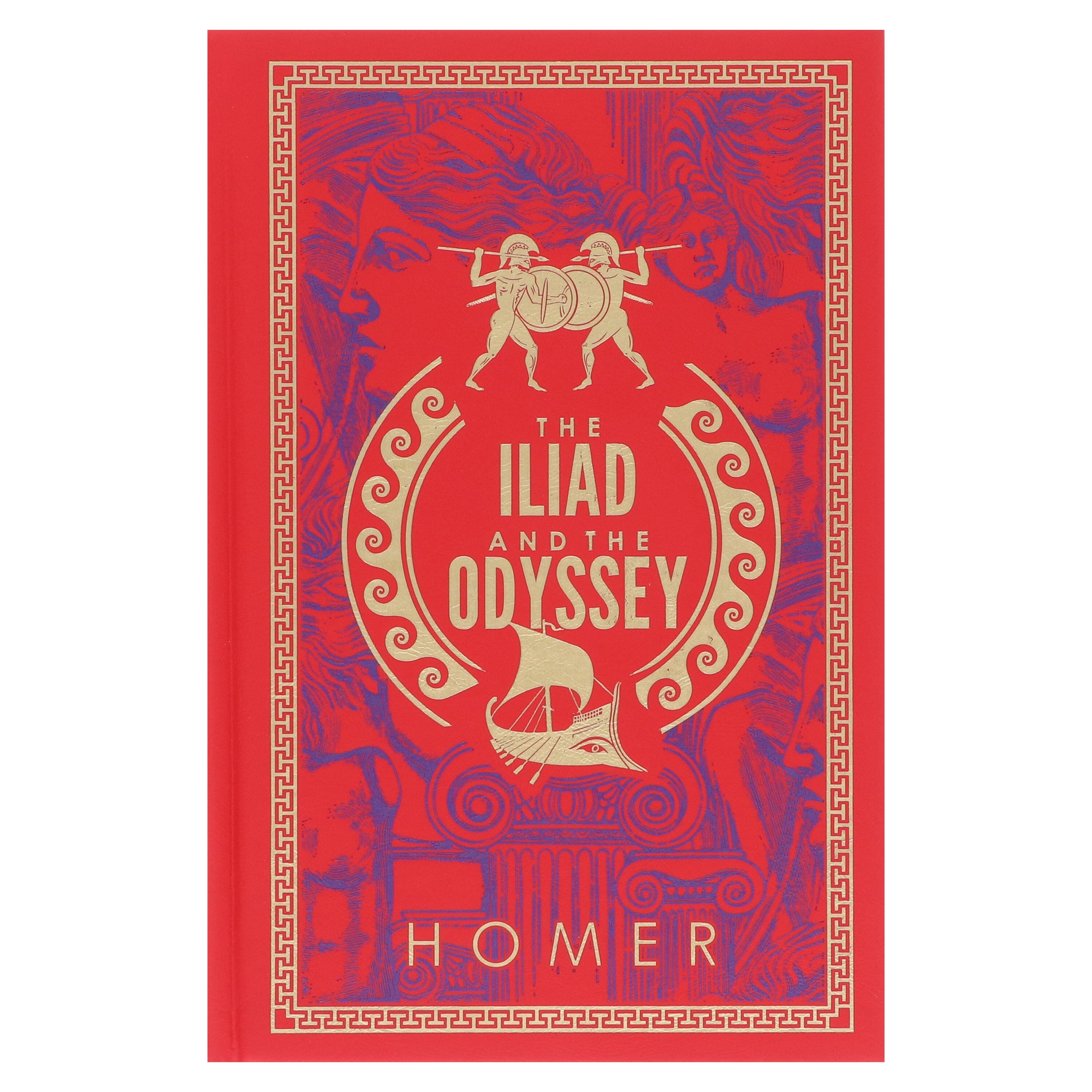 The Iliad and The Odyssey (Leather-bound) by Homer - Fiction - E-B00k