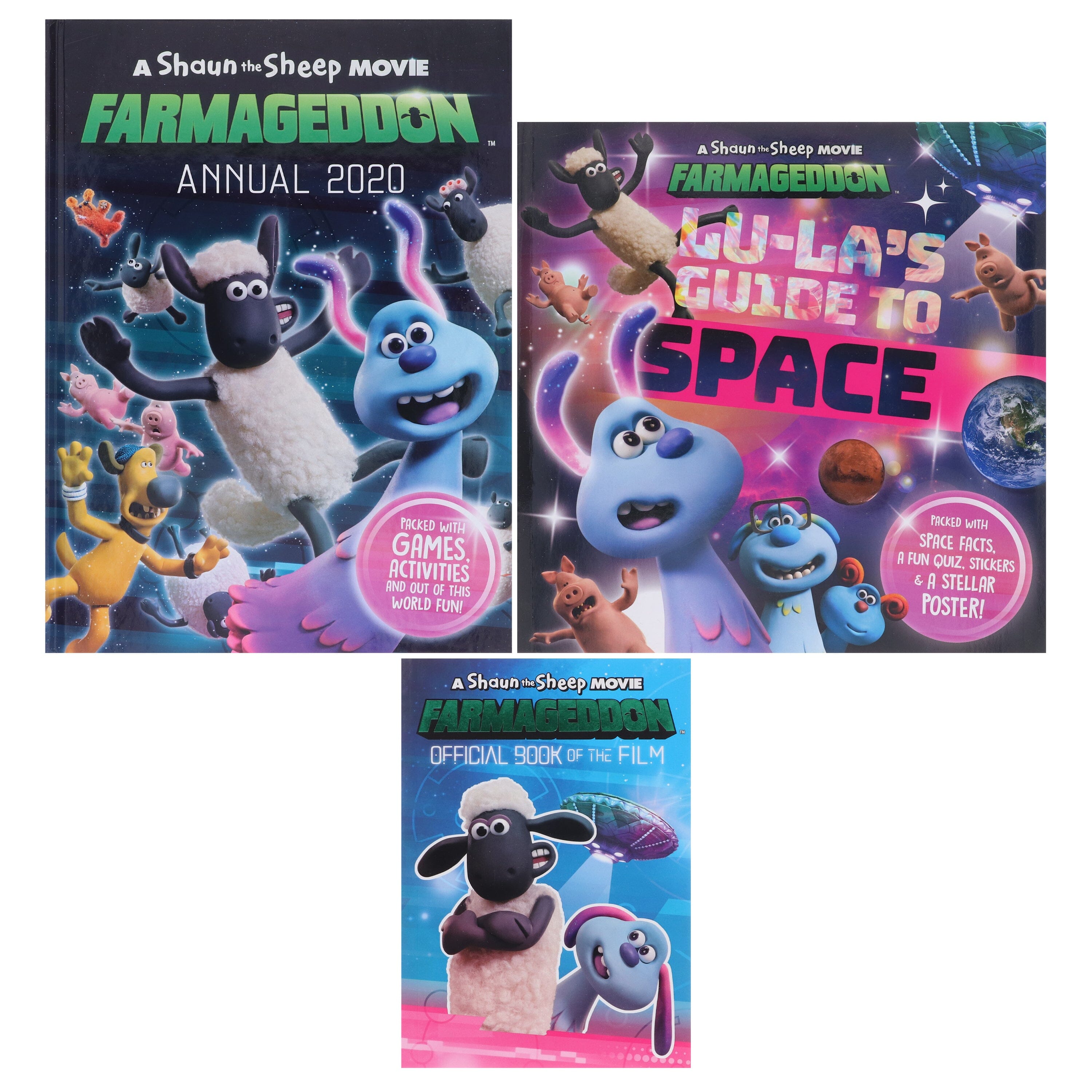 An Official Shaun the Sheep Movie: Farmageddon 3 Books Collection By Sweet Cherry Publishing - Ages 6-9 - E-B00k