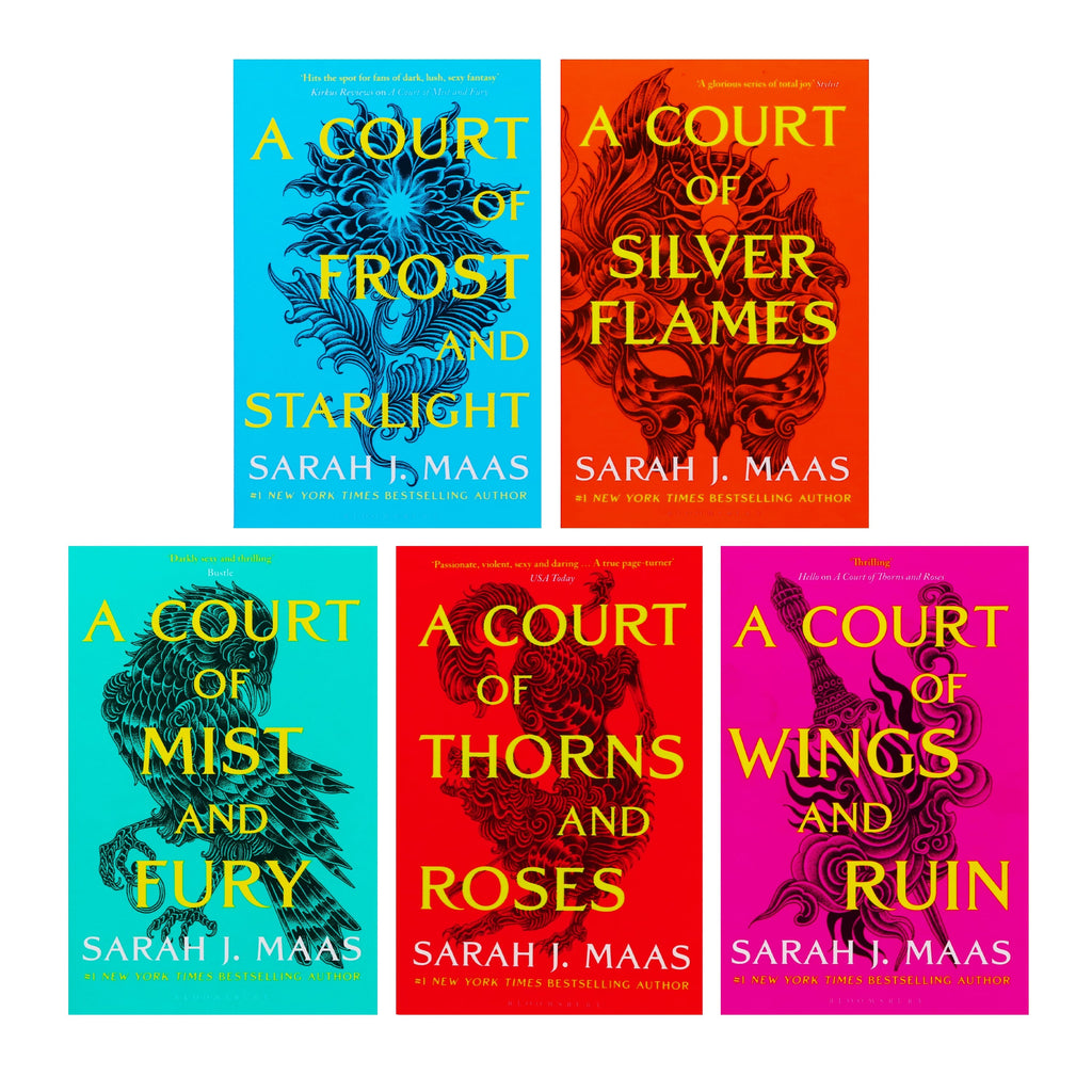 Damaged - A Court of Thorns and Roses Series by Sarah J. Maas: 5 Books Collection Set - Fiction - E-B00k - T 41