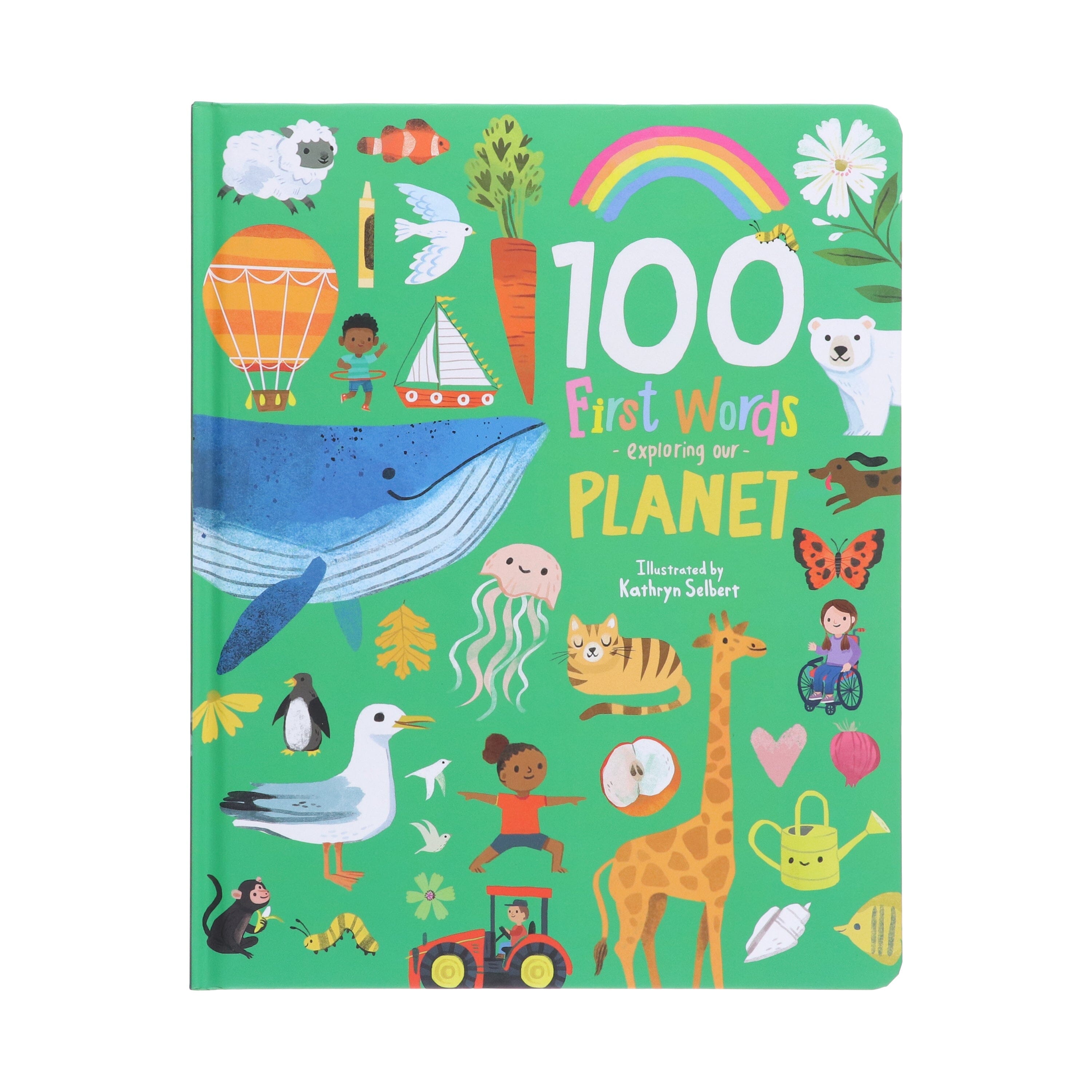 100 First Facts: Words, Animals & Planet 3 Picture books Children's collection set By Sweet Cherry Publishing - Ages 3-5 - Board Book