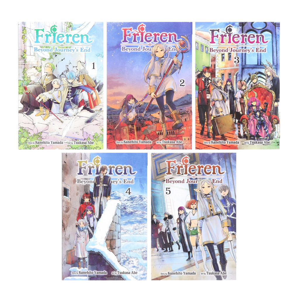 Frieren: Beyond Journey’s End Series By Kanehito Yamada: 5 Books Collection Set - Manga - E-B00k