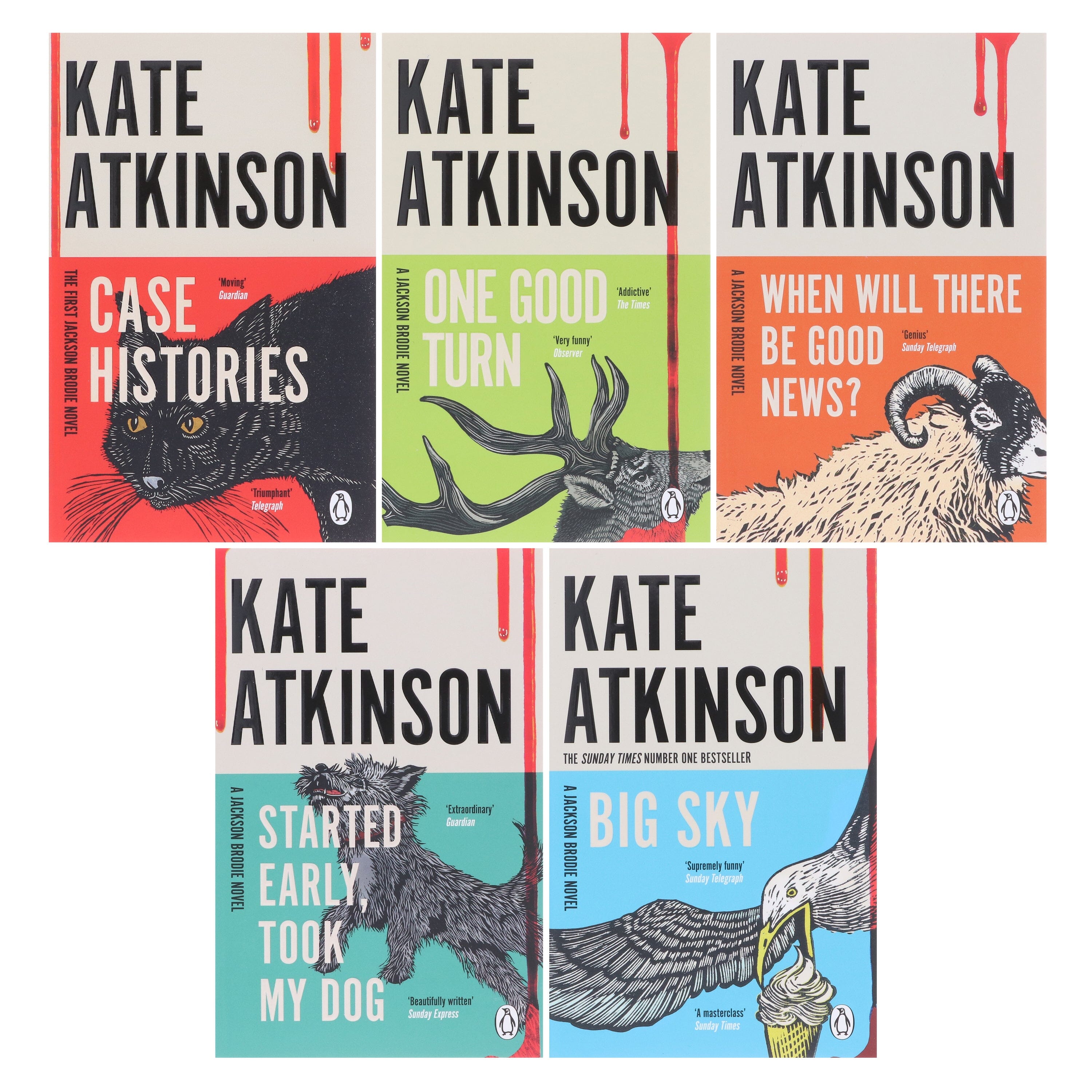 Jackson Brodie Series by Kate Atkinson 5 Books Collection Set - Fiction - E-B00k