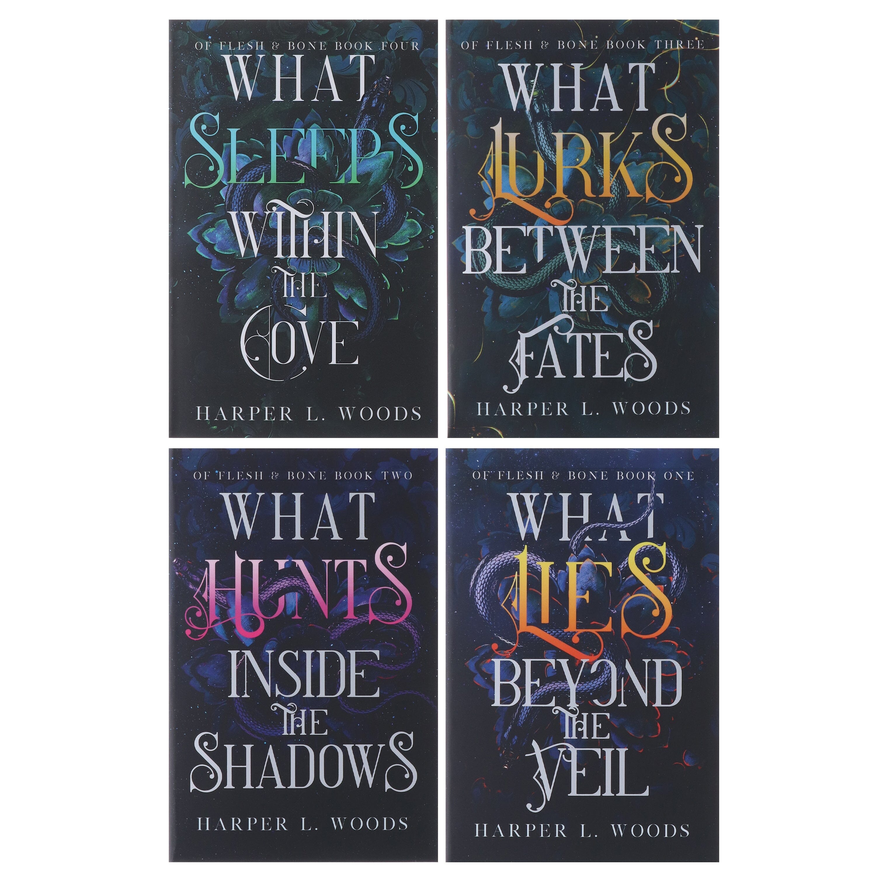 Of Flesh & Bone Series By Harper L. Woods 4 Books Collection Set - Fiction - E-B00k