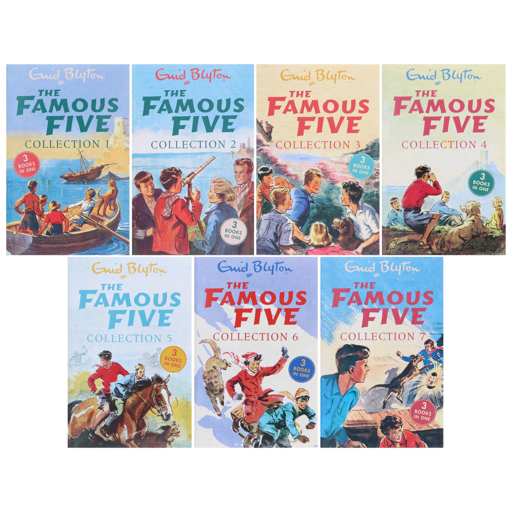 Damaged - Famous Five 21 Stories (3 Books In 1) Collection 7 Books Set - Ages 9-11 - E-B00k - T 33