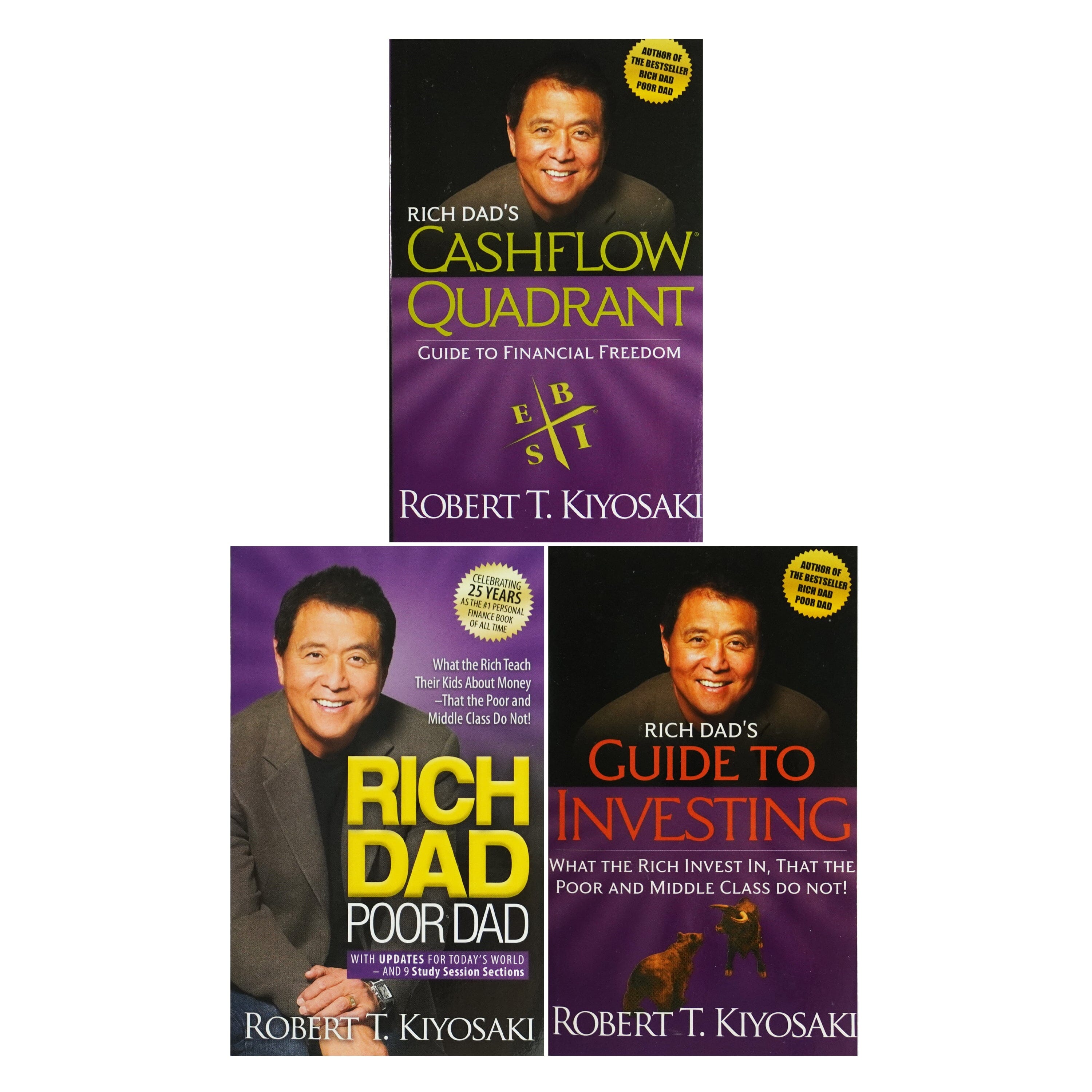 Rich Dad Poor Dad Robert T. Kiyosaki 3 Books Collection Set - Non Fiction - E-B00k