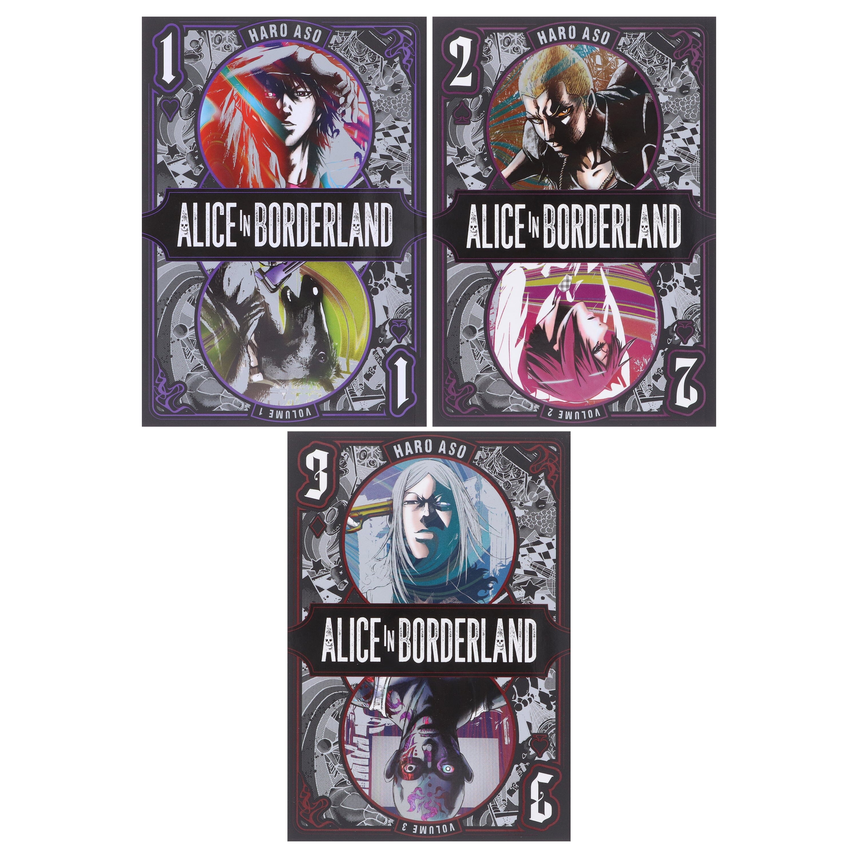 Alice in Borderland (Vol. 1-3) by Haro Aso 3 Books Collection Manga Set - Fiction - E-B00k