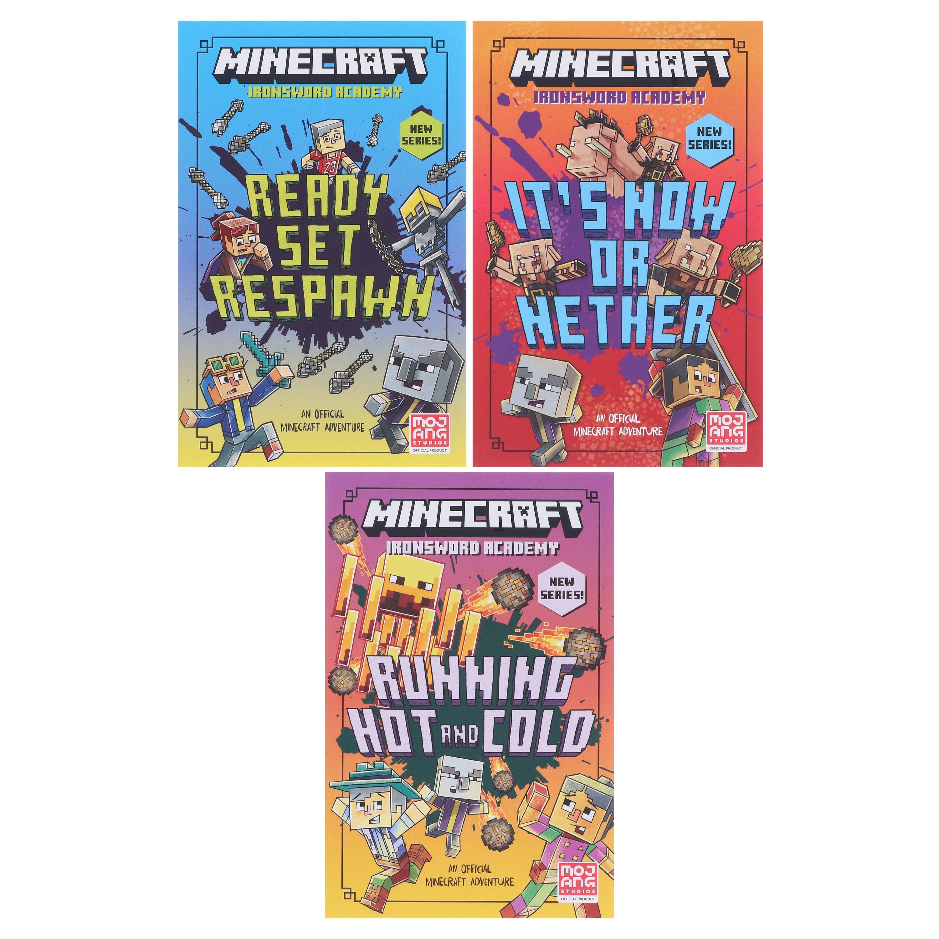 Minecraft Ironsword Academy Series by Mojang AB 3 Books Collection Set - Ages 6-9 - E-B00k