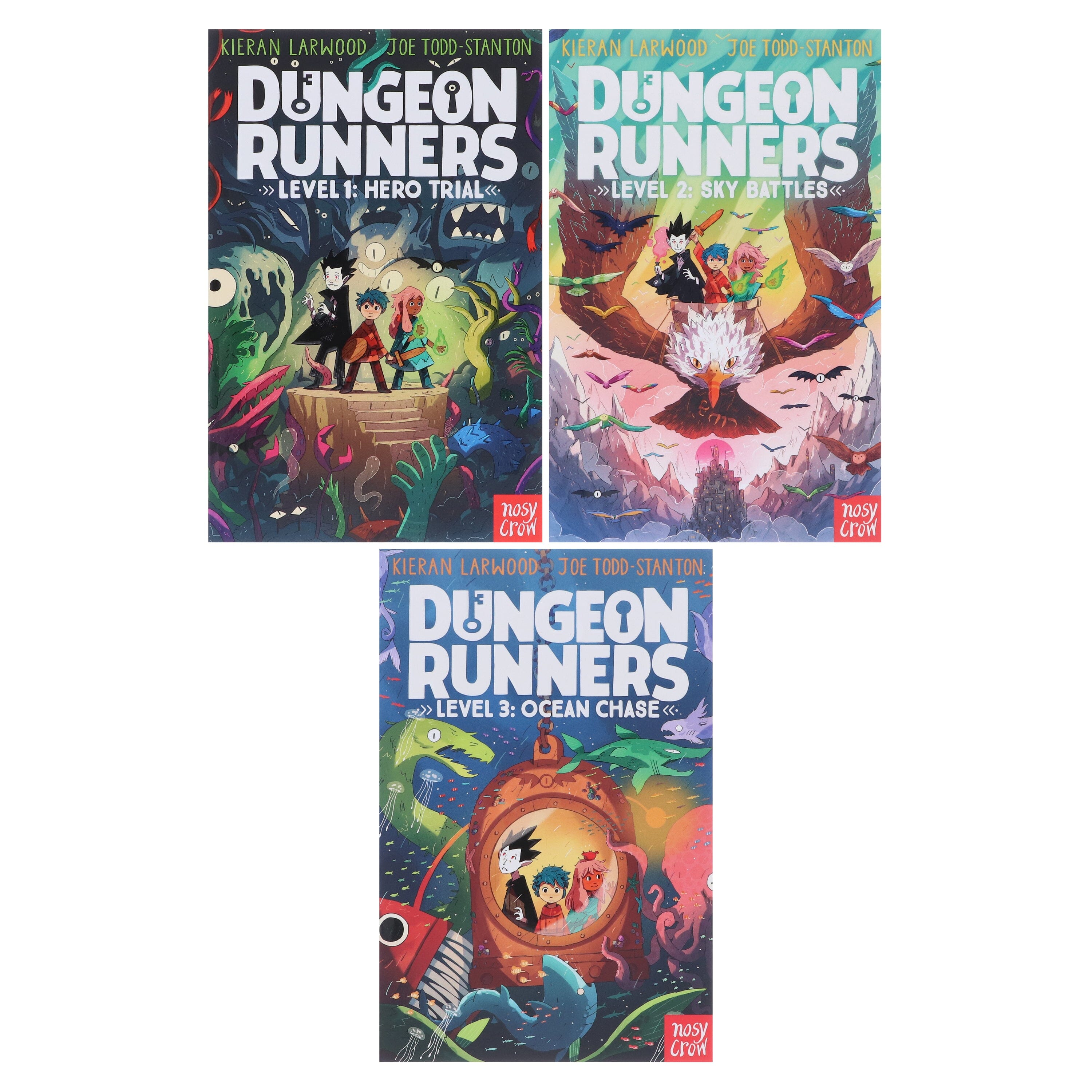 Dungeon Runners Series By Kieran Larwood: Illustrated 3 Books Collection Set - Ages 7-9 - E-B00k