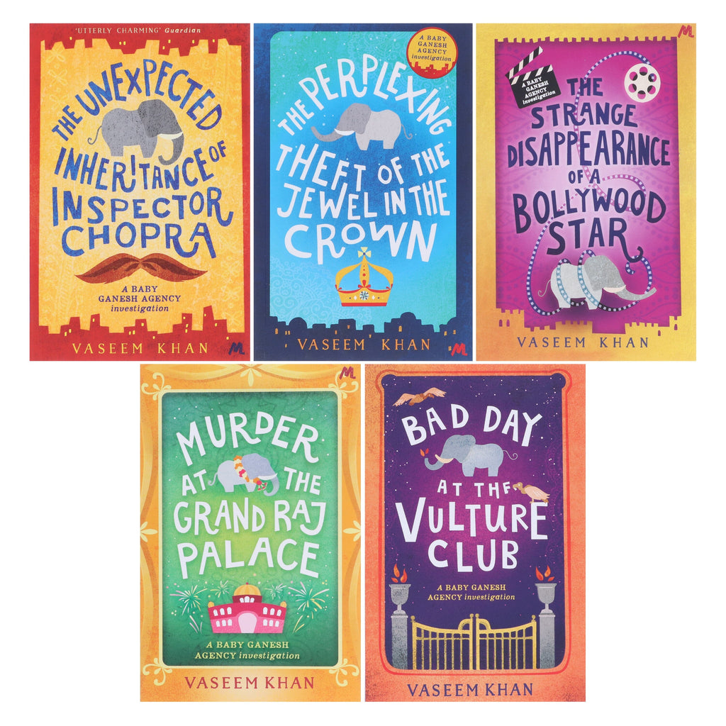 Baby Ganesh Agency Investigation Series by Vaseem Khan 5 Books Collection Set - Fiction - E-B00k