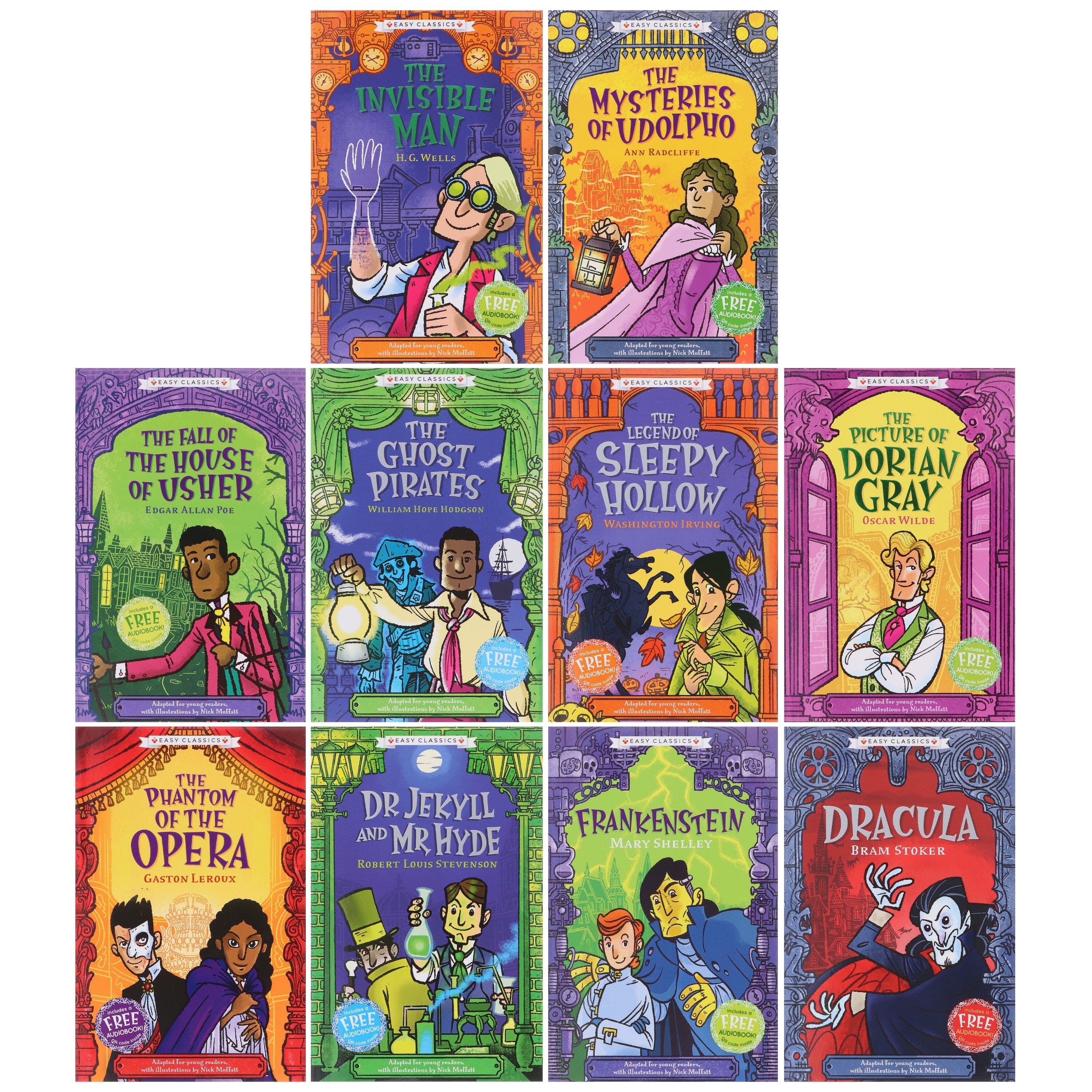 The Creepy Classics and Greek Mythology: 20 Books Collection Set - Ages 7-11 - E-B00k