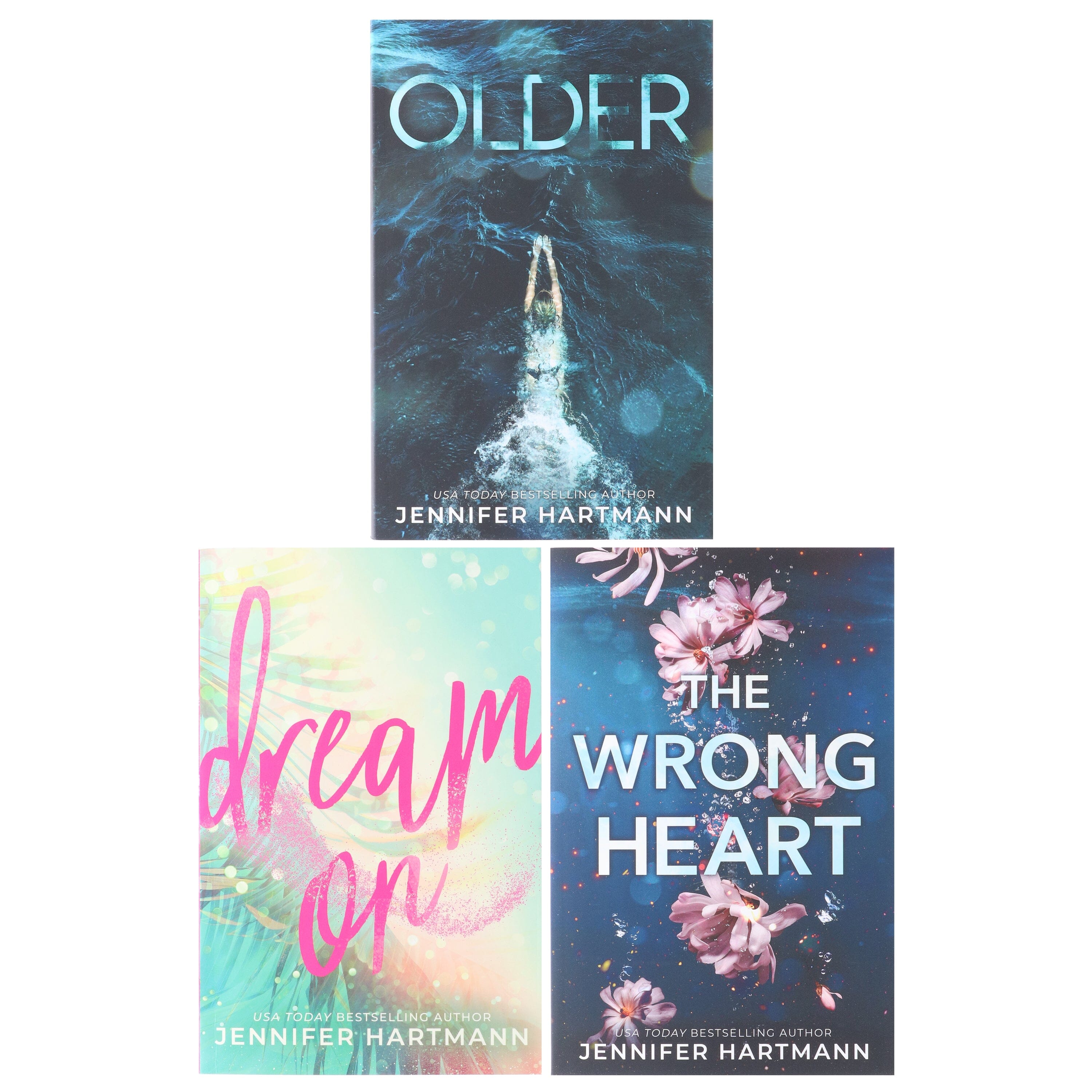 Jennifer Hartmann Collection (The Wrong Heart, Older & Dream On) 3 Books Set - Fiction - E-B00k