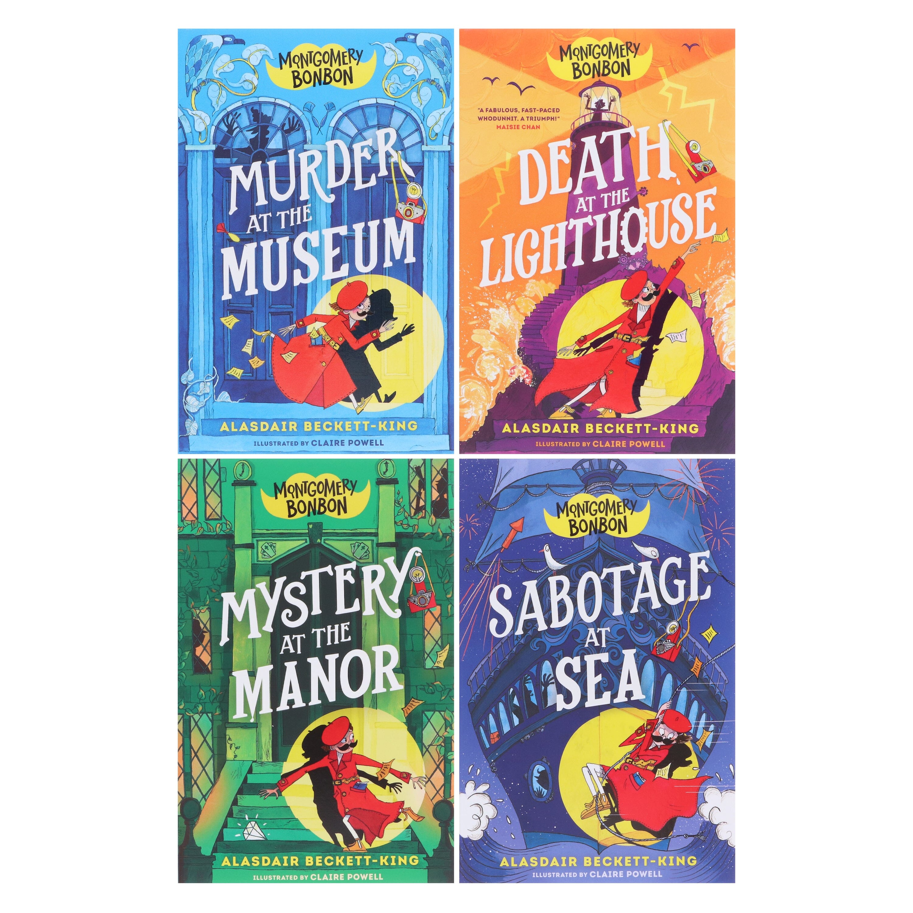 Montgomery Bonbon Series by Alasdair Beckett-King: Illustrated 4 Books Collection Set - Ages 9-12 - E-B00k
