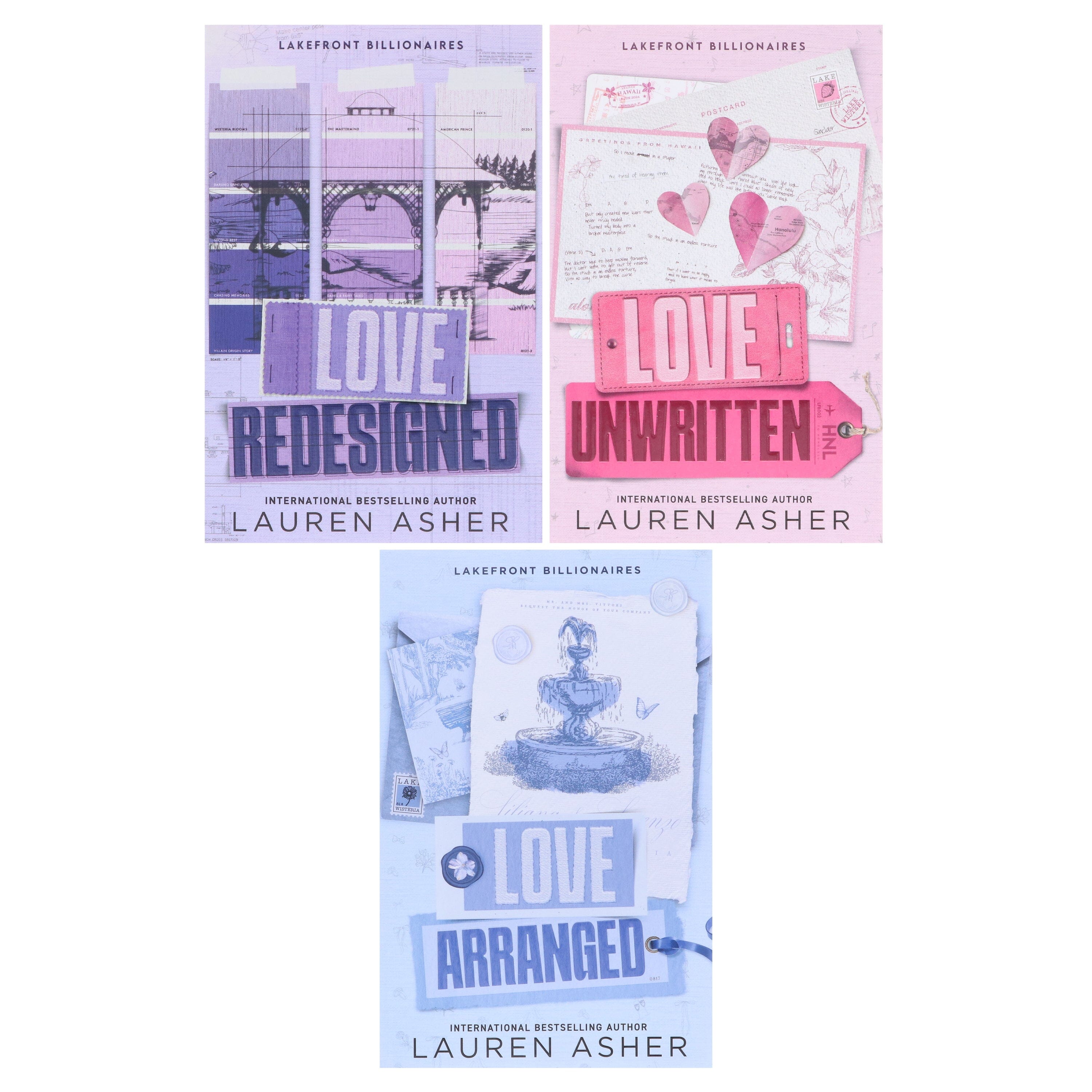 Lakefront Billionaires Series By Lauren Asher 3 Books Collection Set - Fiction - E-B00k