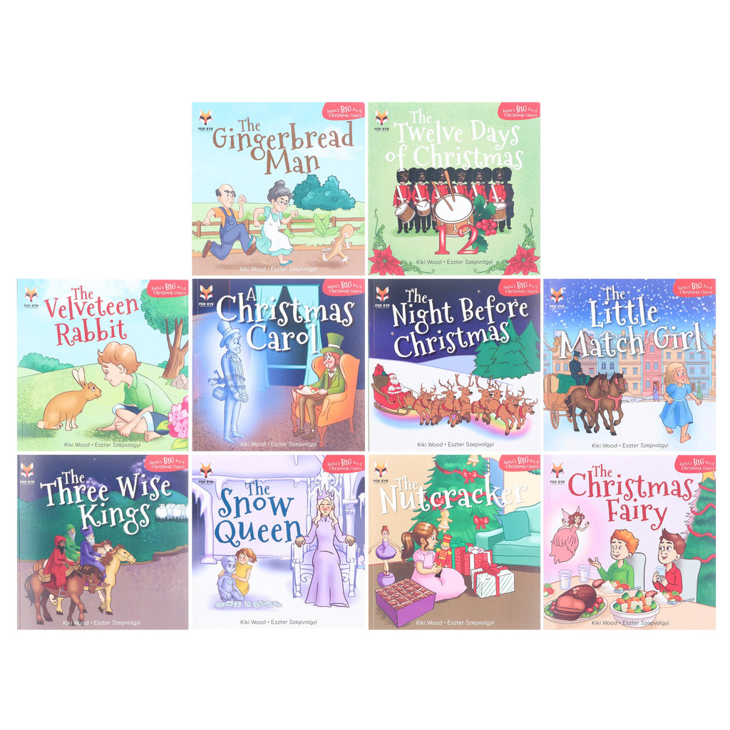 Santa's Big Box of Christmas Classics Collection by Kiki Wood 10 Books Set - Ages 5-9 - E-B00k