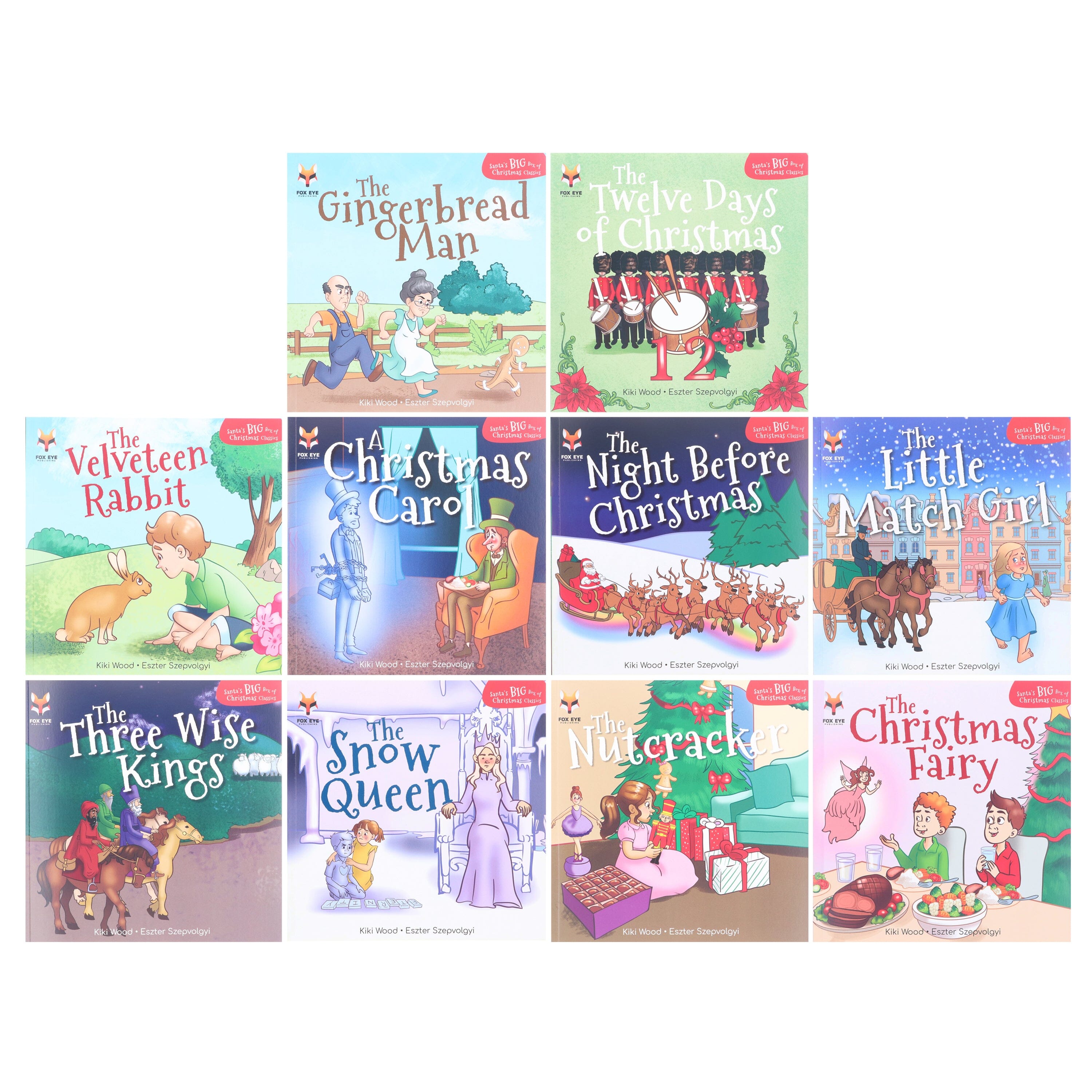 Santa's Big Box of Christmas Classics Collection by Kiki Wood 10 Books Set - Ages 5-9 - E-B00k