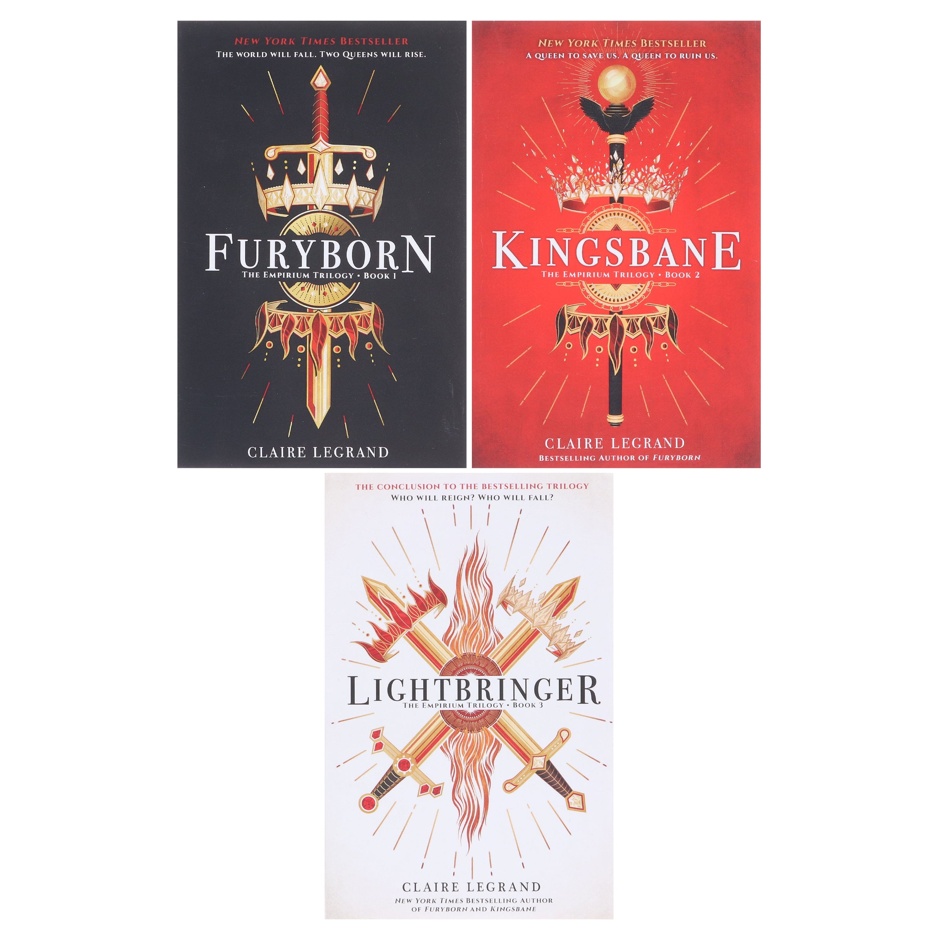 The Empirium Trilogy by Claire Legrand 3 Books Collection Set - Ages 14-18 - E-B00k