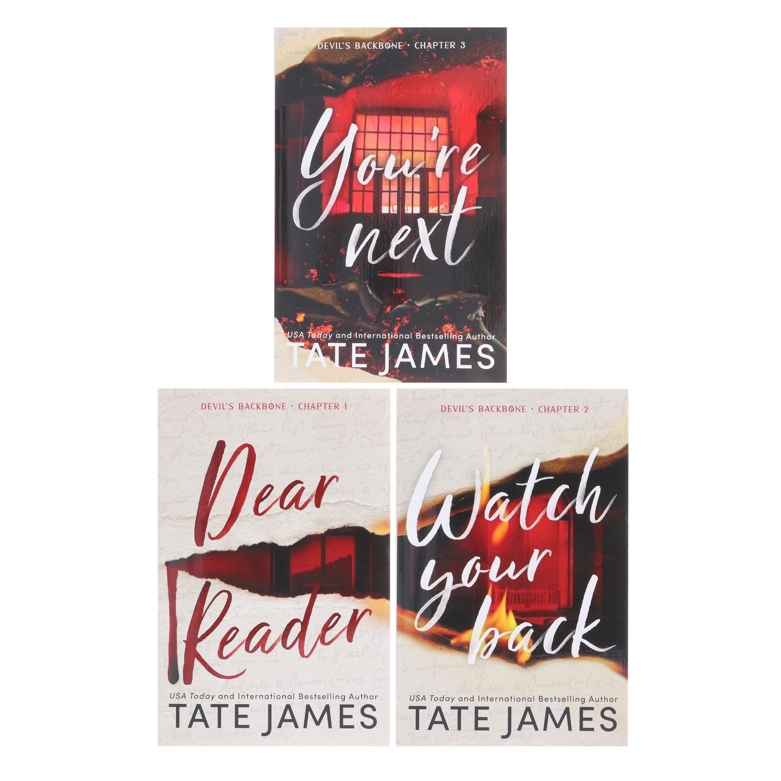 Devil's Backbone Series by Tate James 3 Books Collection Set - Fiction - E-B00k
